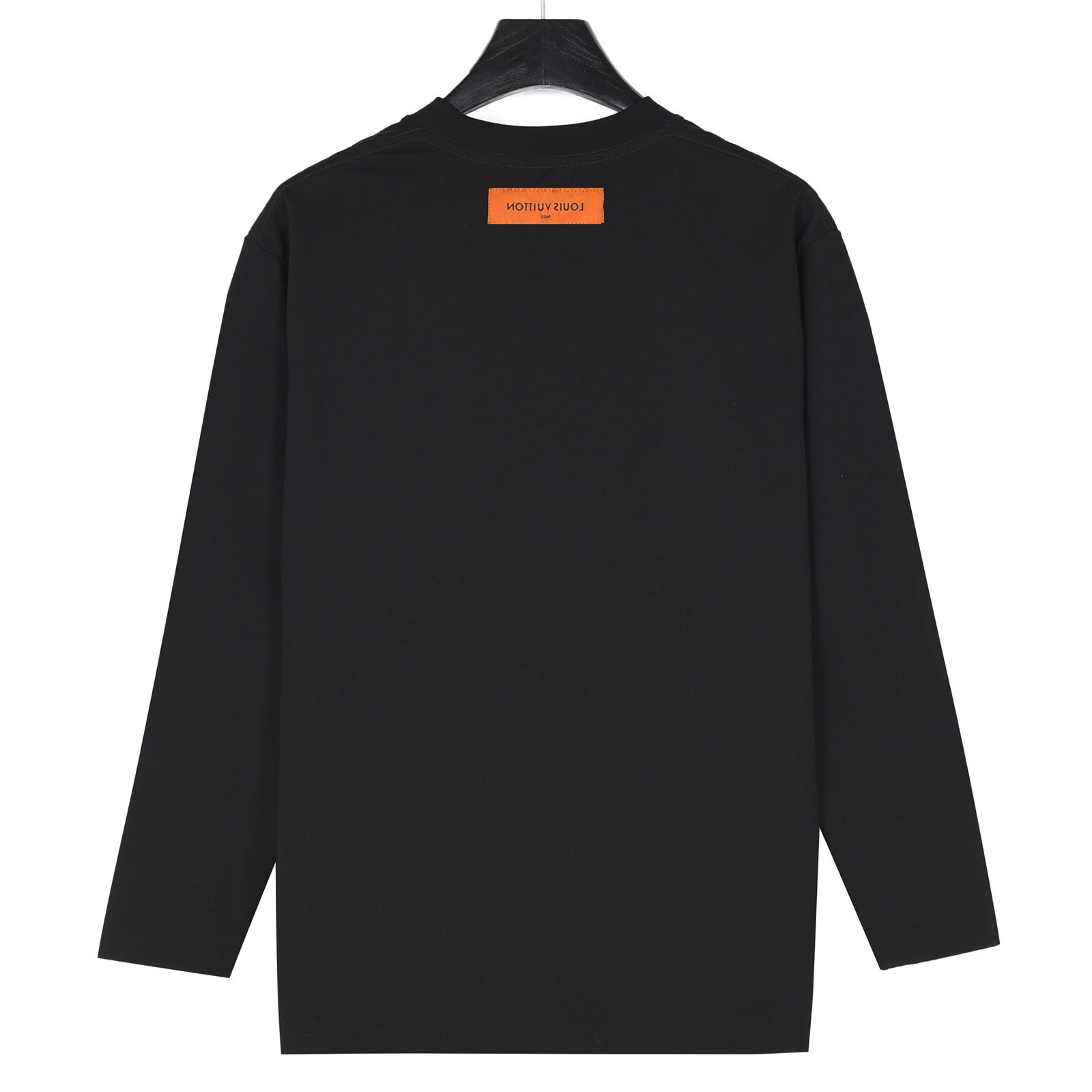 Louis Vuitton/路易威登 25Fw 下摆四叶草大logo泼墨印花长袖T恤-Chinese UA Cheap High Quatity Brand Clothes Bags handbags Sneakers wholesale wholesaler seller from China Factory suppliers Fashion Clothing Shoes best Quality Beautiful Price Louis Vuitton/路易威登 25Fw 下摆四叶草大logo泼墨印花长袖T恤