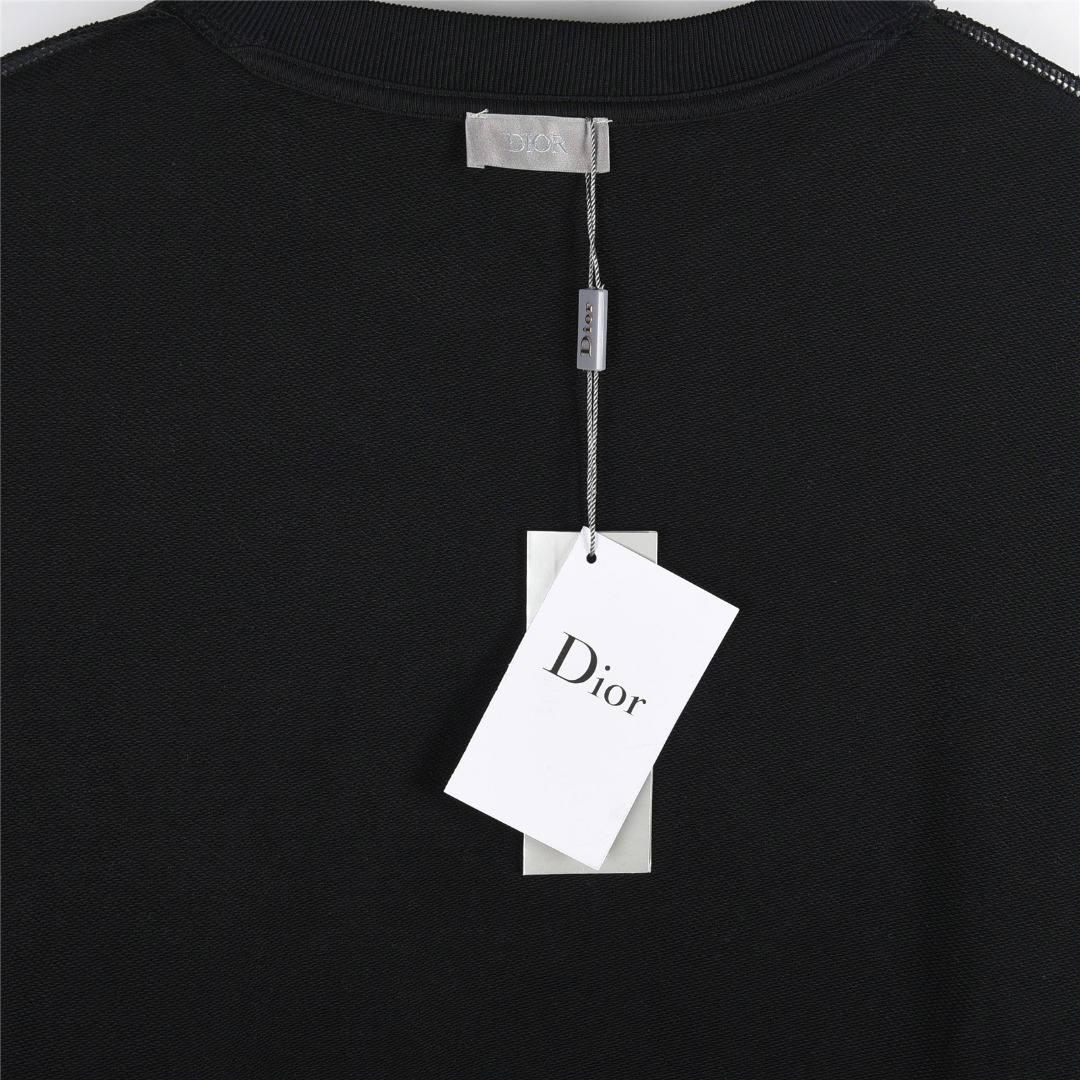 Dior/迪奥 25Fw 霓虹色刺绣字母logo圆领卫衣白色 黑色-Chinese UA Cheap High Quatity Brand Clothes Bags handbags Sneakers wholesale wholesaler seller from China Factory suppliers Fashion Clothing Shoes best Quality Beautiful Price Dior/迪奥 25Fw 霓虹色刺绣字母logo圆领卫衣白色 黑色