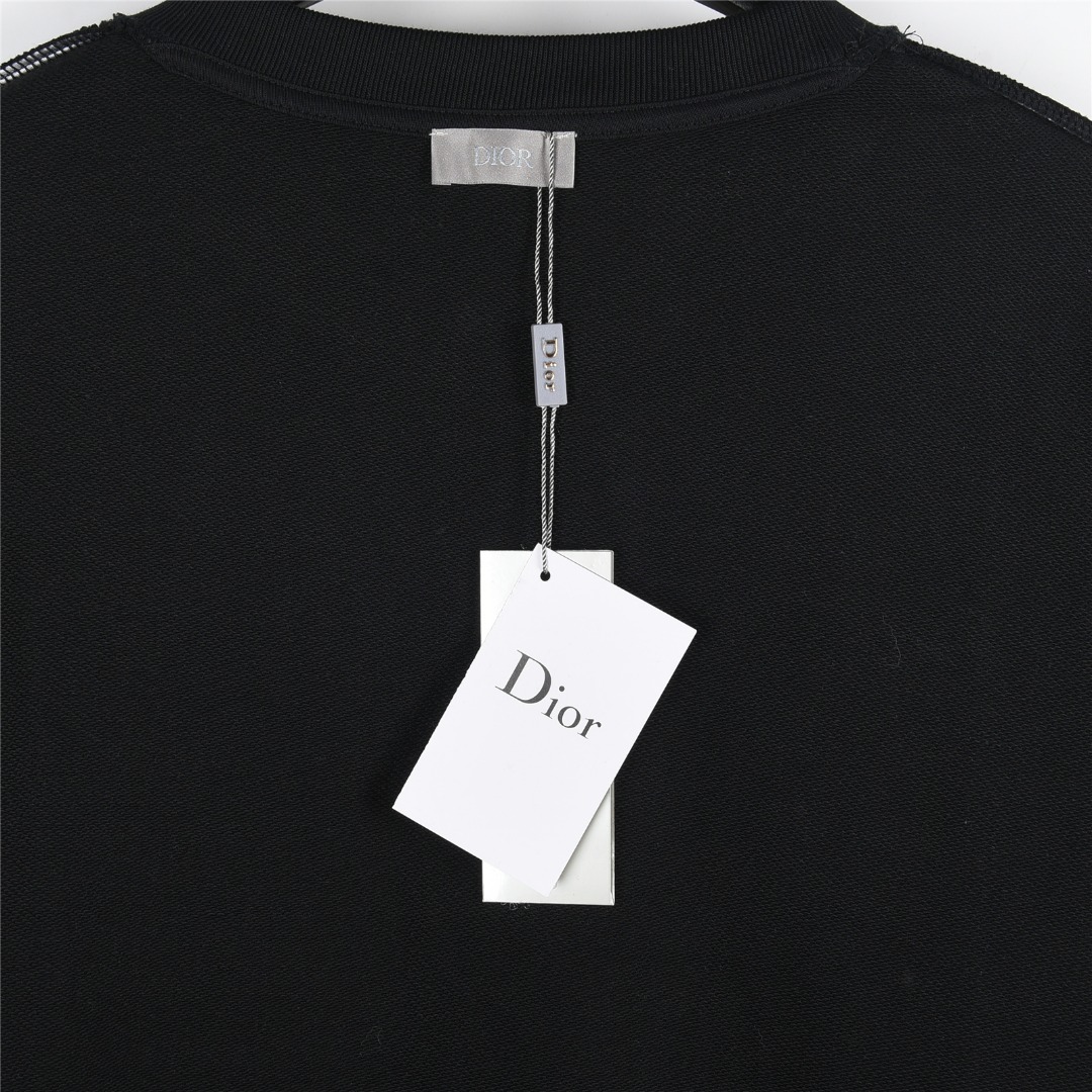 Dior/迪奥 25Fw 胸前手袖刺绣徽标圆领卫衣 白色 黑色-Chinese UA Cheap High Quatity Brand Clothes Bags handbags Sneakers wholesale wholesaler seller from China Factory suppliers Fashion Clothing Shoes best Quality Beautiful Price Dior/迪奥 25Fw 胸前手袖刺绣徽标圆领卫衣 白色 黑色