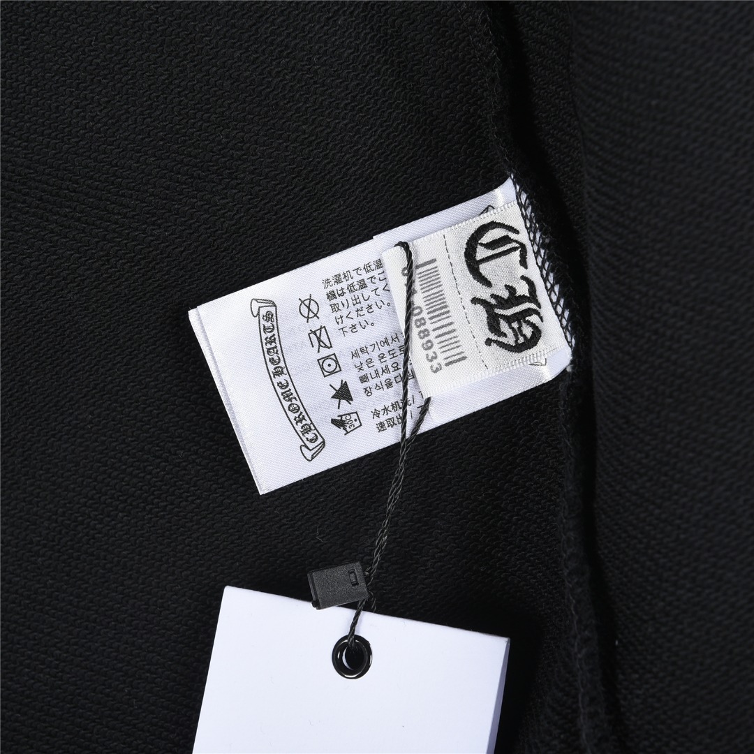 Chrome Hearts/克罗心 25Fw 经典马蹄十字架logo印花圆领卫衣 白色 黑色-Chinese UA Cheap High Quatity Brand Clothes Bags handbags Sneakers wholesale wholesaler seller from China Factory suppliers Fashion Clothing Shoes best Quality Beautiful Price Chrome Hearts/克罗心 25Fw 经典马蹄十字架logo印花圆领卫衣 白色 黑色