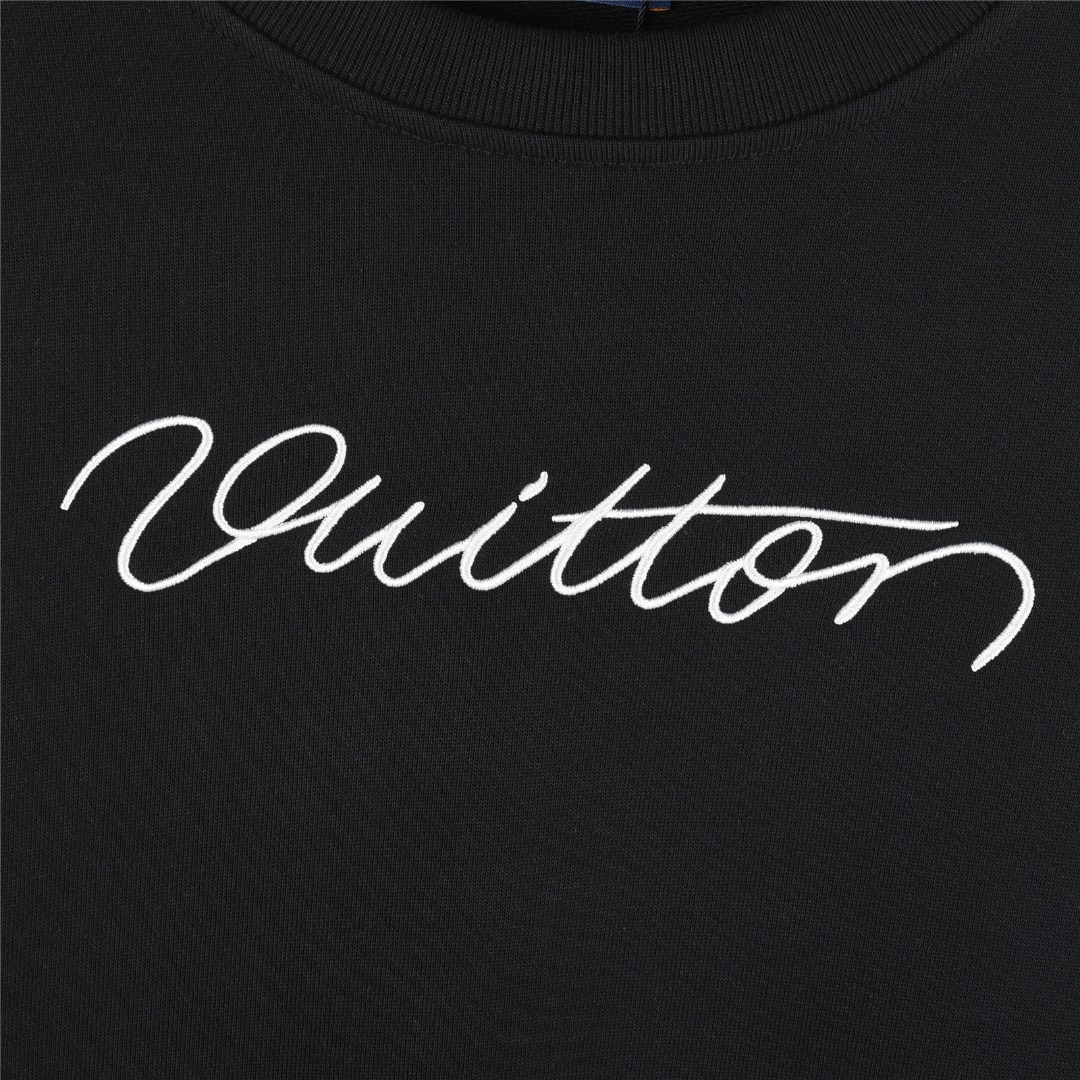 Louis Vuitton/路易威登 25Fw 签名logo刺绣卫衣