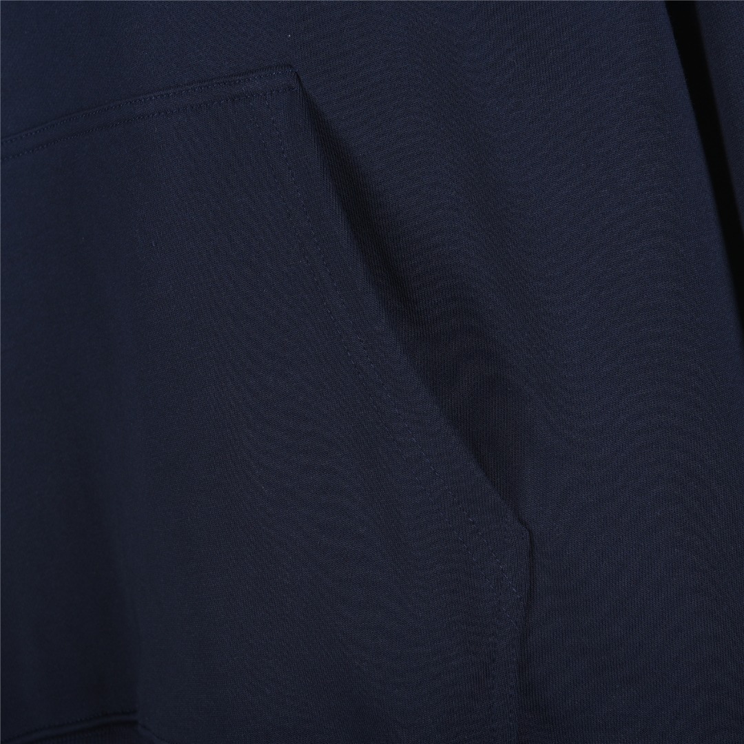 Dior/迪奥 And Hylton Nel联名 标语刺绣连帽卫衣 白色 蓝色
