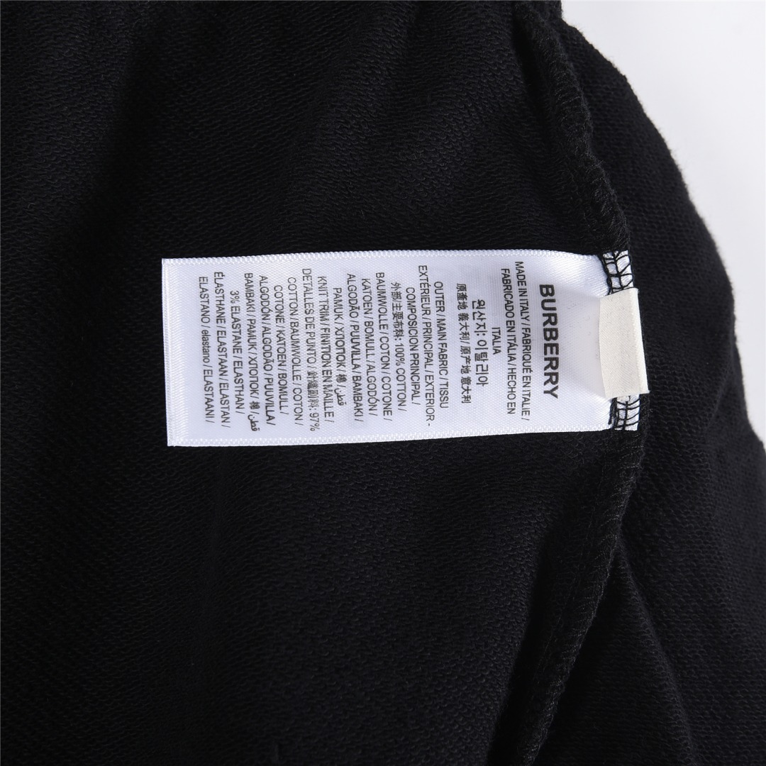 Burberry/巴宝莉 25Fw 印章战马印花套装长裤 卡其色 黑色