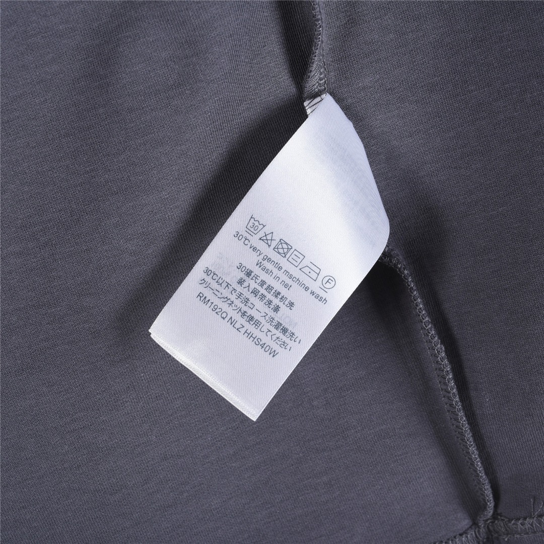 LouisVuitton/路易威登25Fw 大logo串珠榻榻米刺绣长袖T恤 黑色 白色 深灰