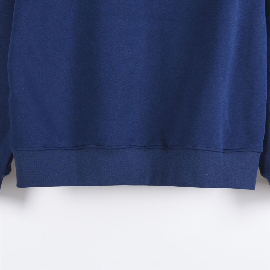 Ralph Lauren/拉夫劳伦 胸前毛巾绣logo薄绒连帽卫衣 灰色 蓝色