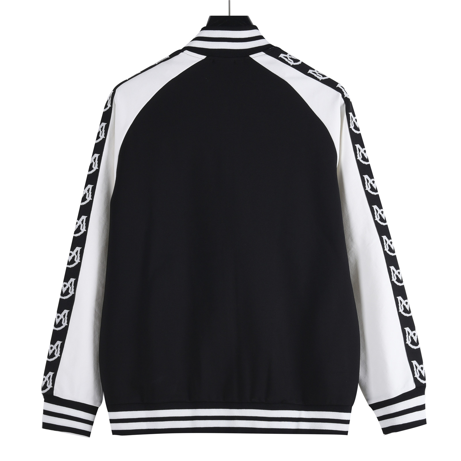 Moncler/蒙口 25Fw 拼色刺绣微标logo织带套装拉链外套 黑色