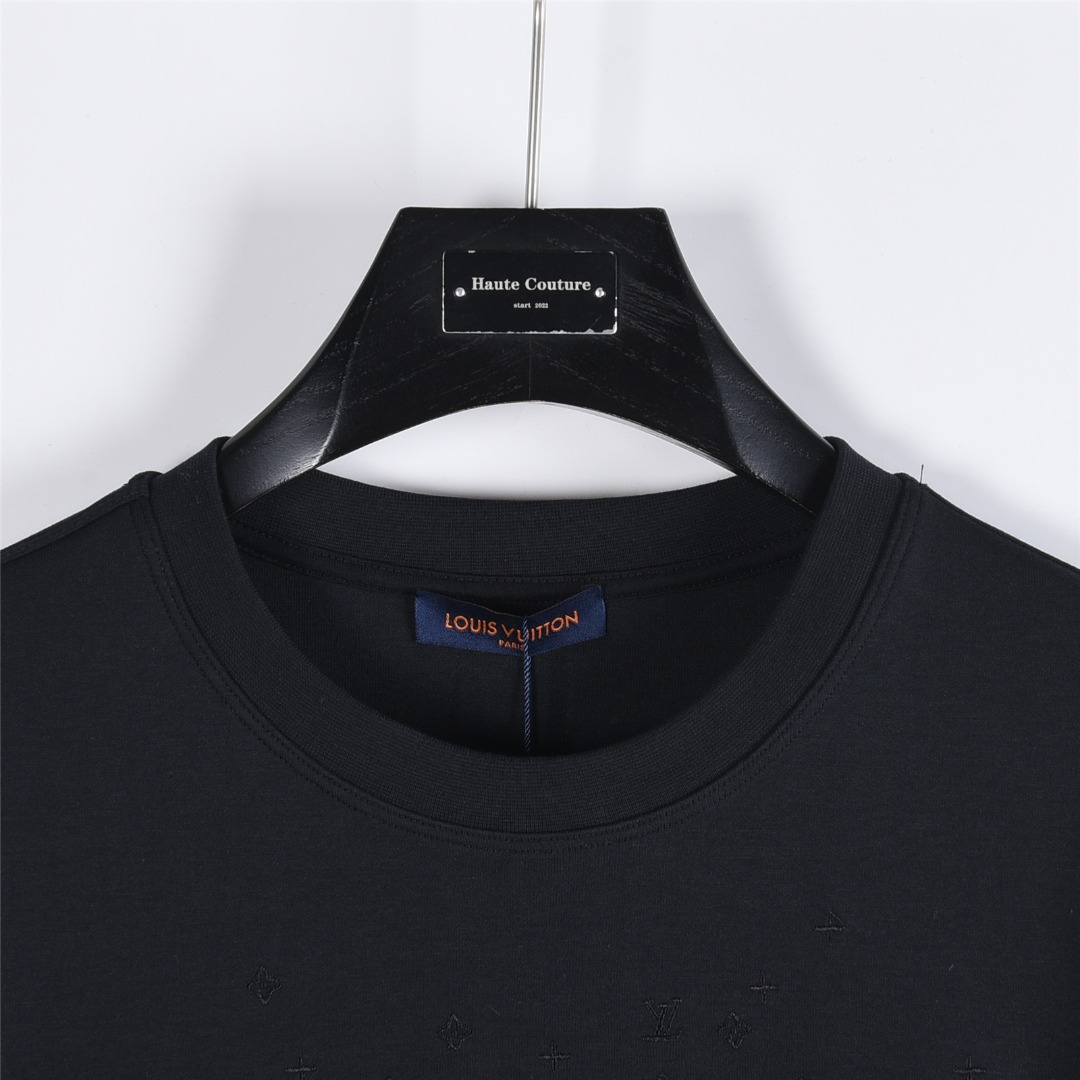 LouisVuitton/路易威登25Fw 文化风景图案元素刺绣长袖T恤