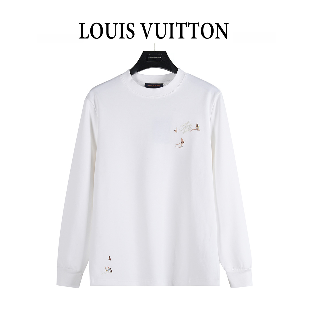 💰160()
LouisVuitton/路易威登25Fw 帆船logo刺绣长袖T恤
定织定染 水洗柔滑长绒棉、克重310克、最新专柜款,打底衫长袖
同款元素延续至背后的新款效果标签,为休闲单品注入鲜活意趣。
刺绣采用帆船logo刺绣工艺,形成了饱满浮突有起伏效果,增添了图案的立体质感。
串珠都通过原版对色定染,打造渐变串珠效果,成色效果饱和明亮。
铺满并做到原效果颗粒数量分明,整体出立体效果出众。
颜色:黑色,白色
Size: M-XXXL