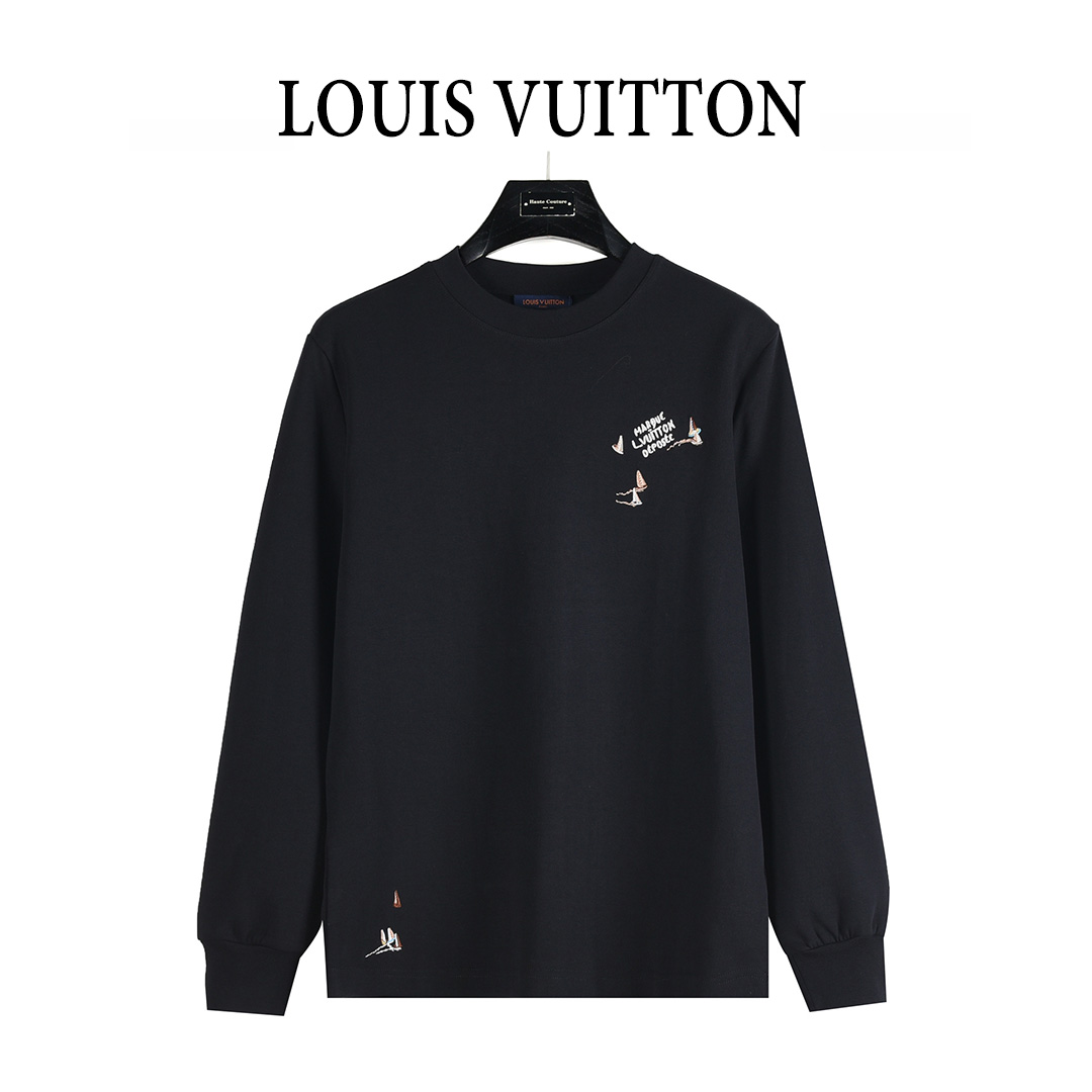 💰160()
LouisVuitton/路易威登25Fw 帆船logo刺绣长袖T恤
定织定染 水洗柔滑长绒棉、克重310克、最新专柜款,打底衫长袖
同款元素延续至背后的新款效果标签,为休闲单品注入鲜活意趣。
刺绣采用帆船logo刺绣工艺,形成了饱满浮突有起伏效果,增添了图案的立体质感。
串珠都通过原版对色定染,打造渐变串珠效果,成色效果饱和明亮。
铺满并做到原效果颗粒数量分明,整体出立体效果出众。
颜色:黑色,白色
Size: M-XXXL