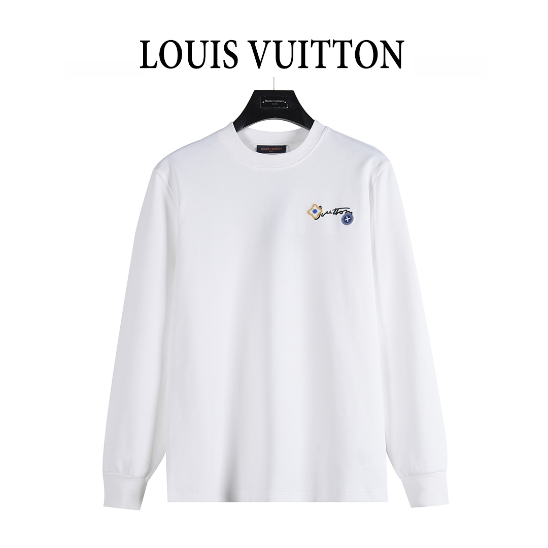 💰160()
Louis Vuitton/路易威登 25Fw 花卉字母刺绣长袖T恤
定织定染 水洗柔滑长绒棉、克重310克、最新专柜款,打底衫长袖
其基础款单品属于驴家的经典王牌之作,无关季节和风格走向,
属于每季节必出的类型,以精简而不失时髦的画风呈现!
从主体面料到细节工艺,无一不彰显时装的匠心所在,将时装的精髓阐释到极致!
颜色:黑色,白色
Size: M-XXXL