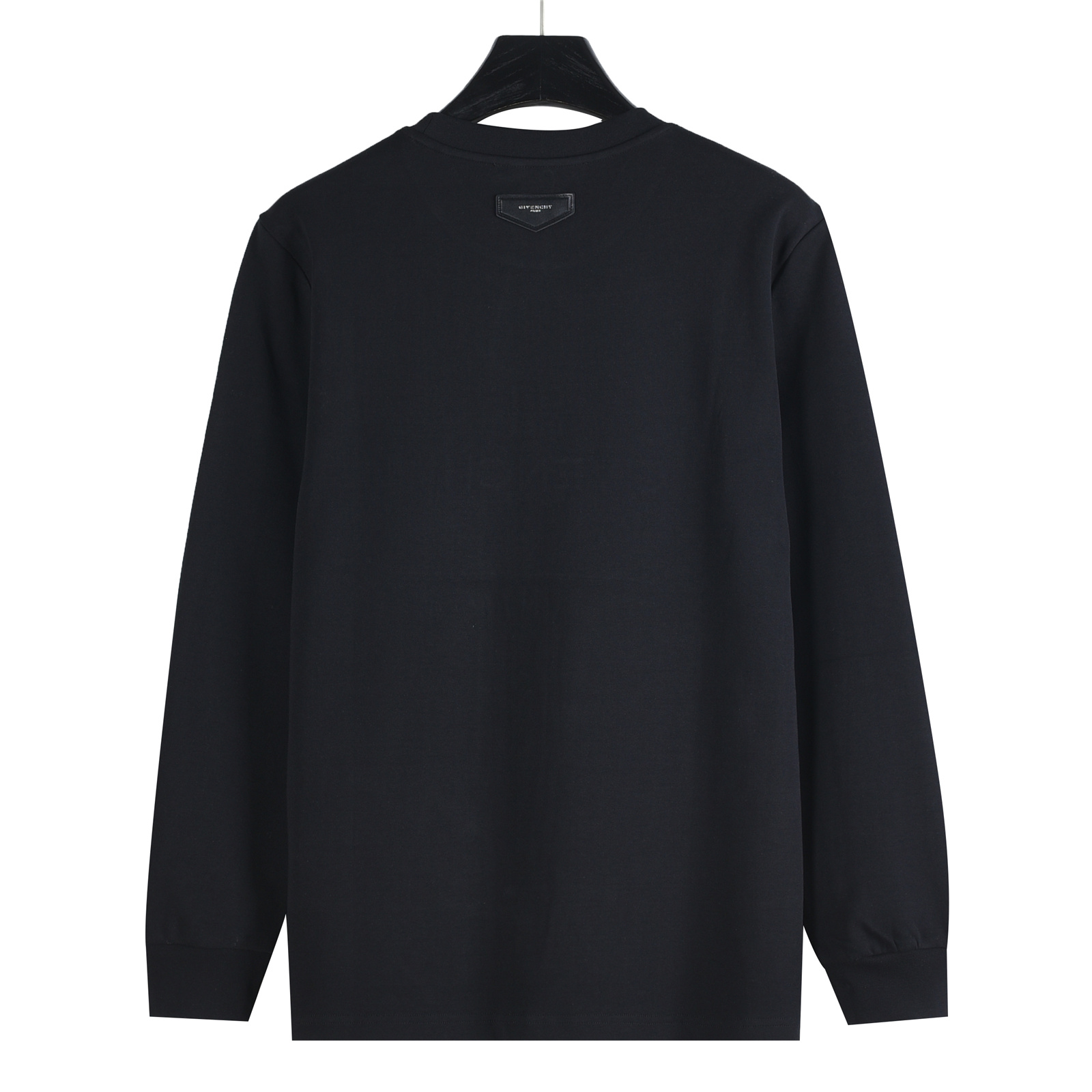 Givenchy/纪梵希 25Fw 宫格logo字母刺绣长袖T恤 黑色 白色