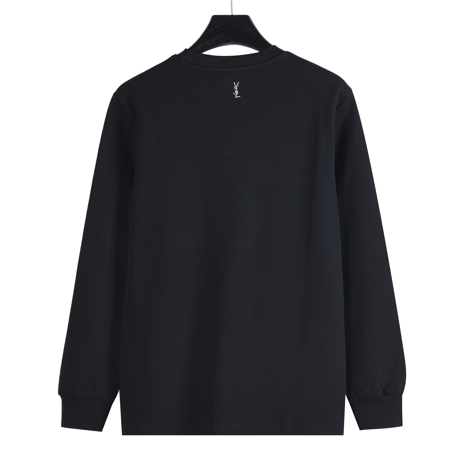 SAINT LAURENT/圣罗兰 25Fw 胸口字母logo刺绣长袖T恤