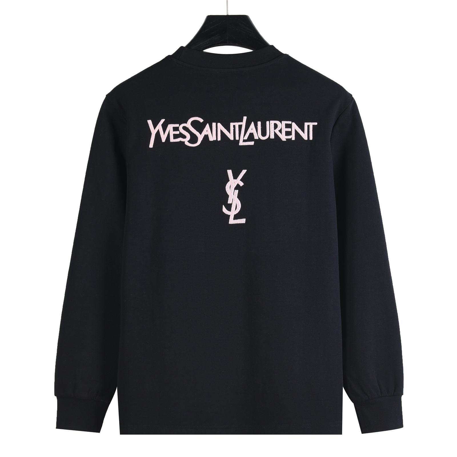 SAINT LAURENT/圣罗兰 25Fw 后背字母logo刺绣长袖T恤