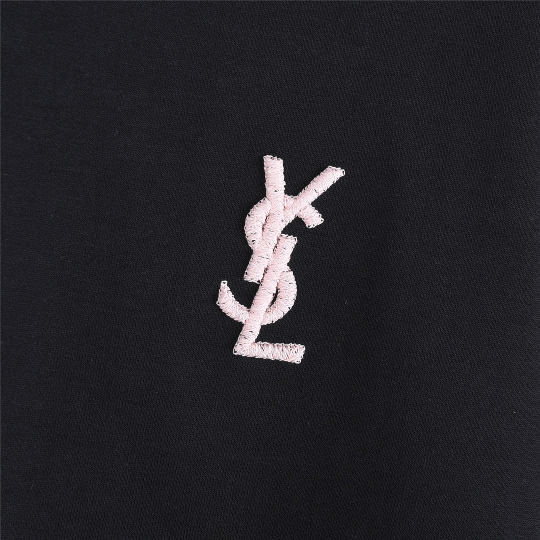 SAINT LAURENT/圣罗兰 25Fw 后背字母logo刺绣长袖T恤
