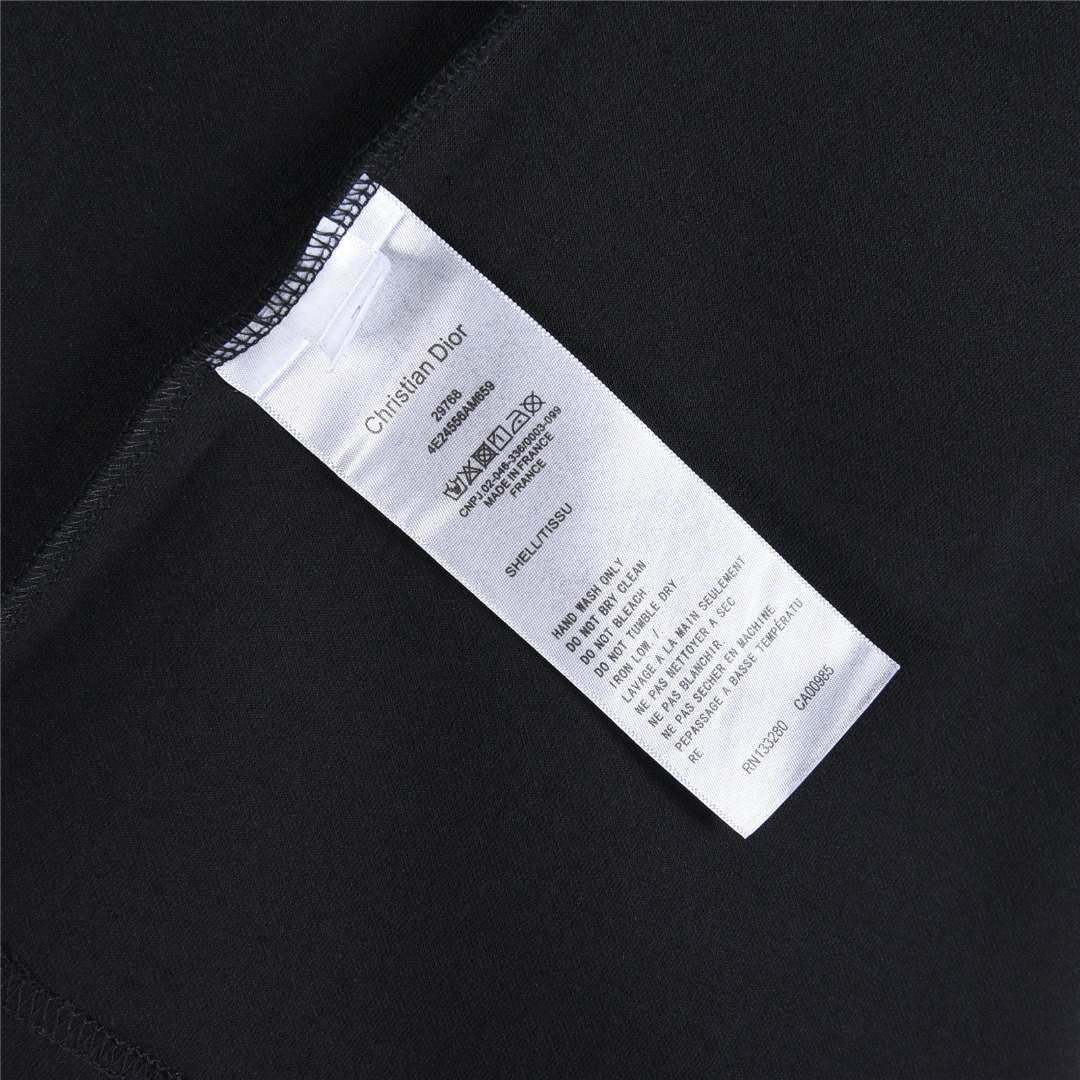 Dior/迪奥 And Hylton Nel联名 标语刺绣长袖T恤