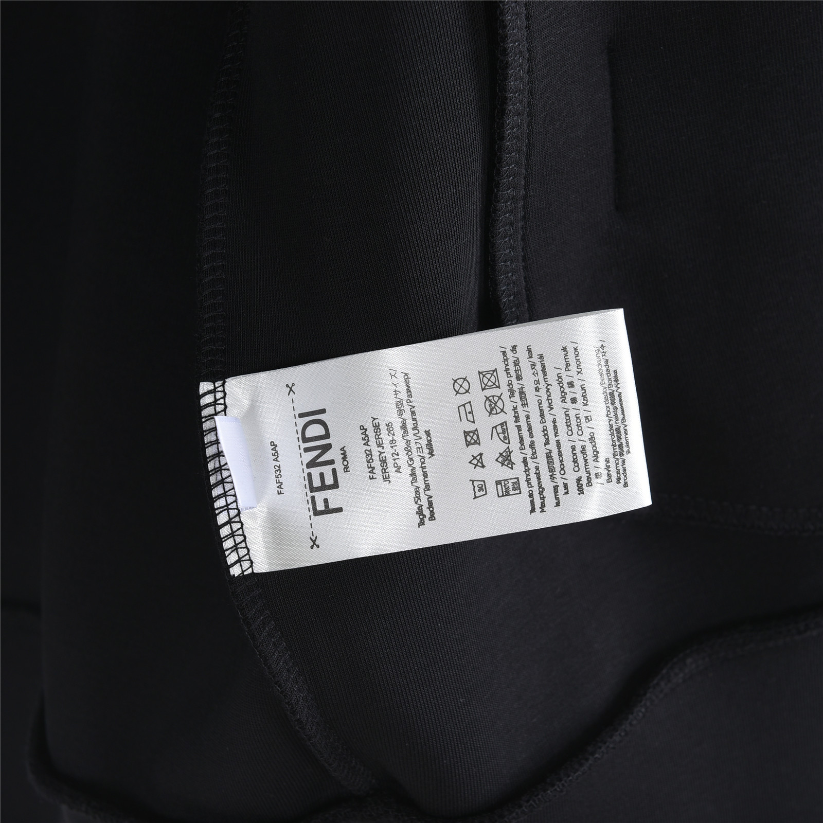 Fendi/芬迪 25Fw 小眼镜刺绣空气层双拉链翻领外套