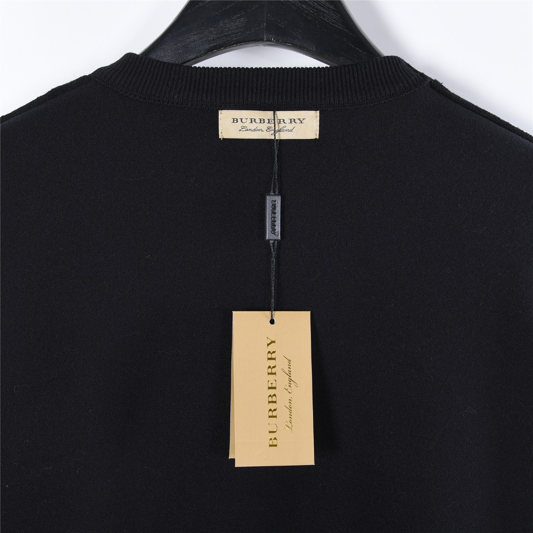 Burberry/巴宝莉 战马骑士徽标提花混纺圆领毛衣