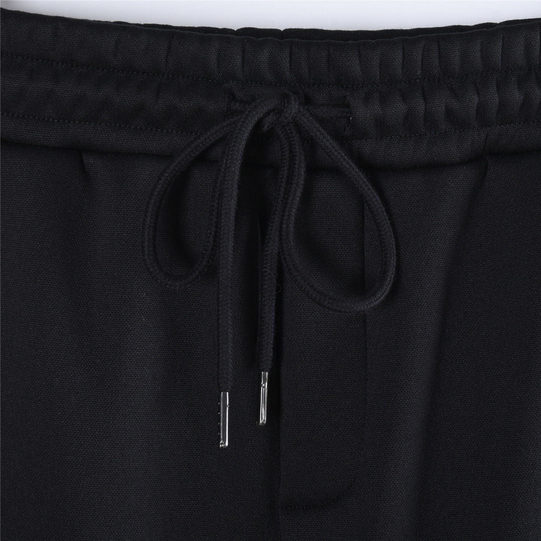 Moncler/蒙口 刺绣小标加绒加厚直筒长裤 黑色 藏青色