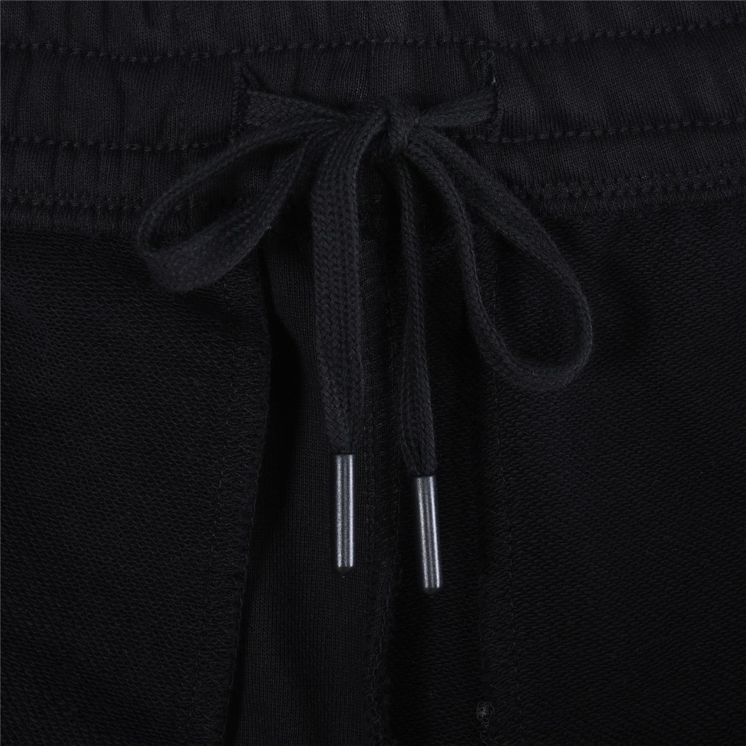 Burberry/巴宝莉 字母及战马Logo刺绣长裤 黑色