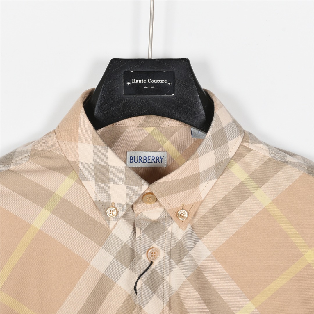 Burberry/巴宝莉 斜纹格棉质长袖衬衫 Burberry/巴宝莉 斜纹格棉质长袖衬衫