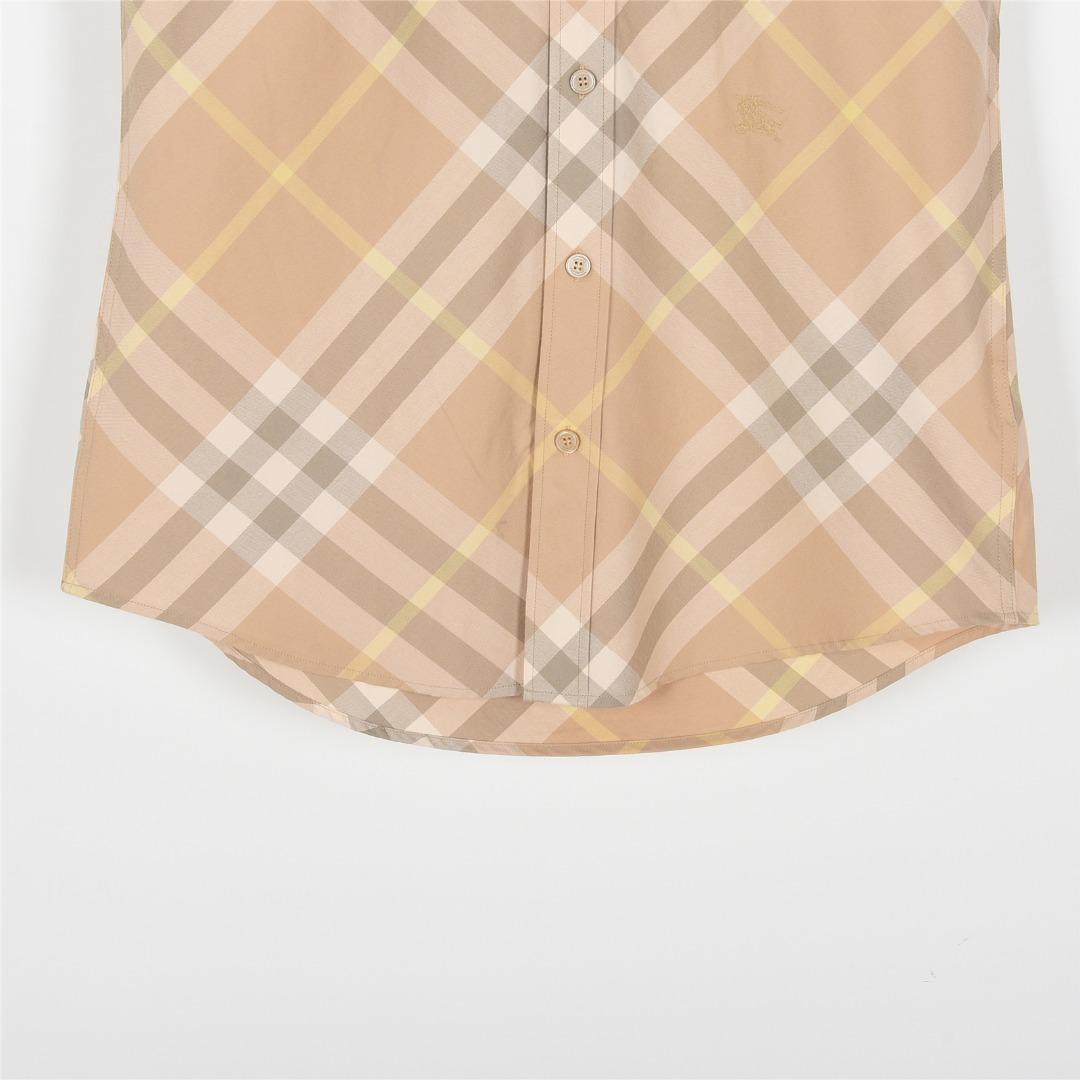 Burberry/巴宝莉 斜纹格棉质长袖衬衫 Burberry/巴宝莉 斜纹格棉质长袖衬衫