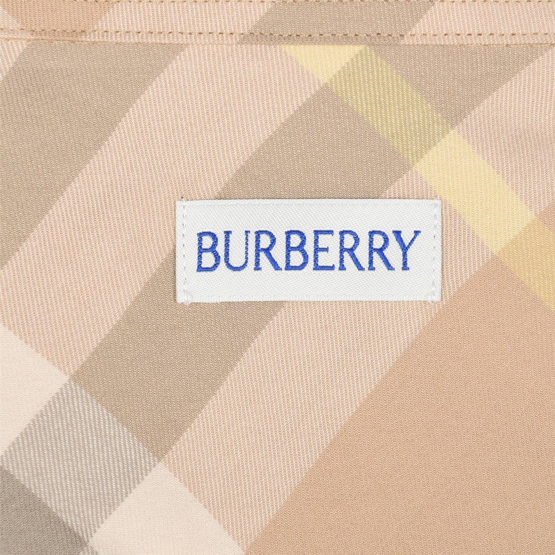 Burberry/巴宝莉 斜纹格棉质长袖衬衫 Burberry/巴宝莉 斜纹格棉质长袖衬衫