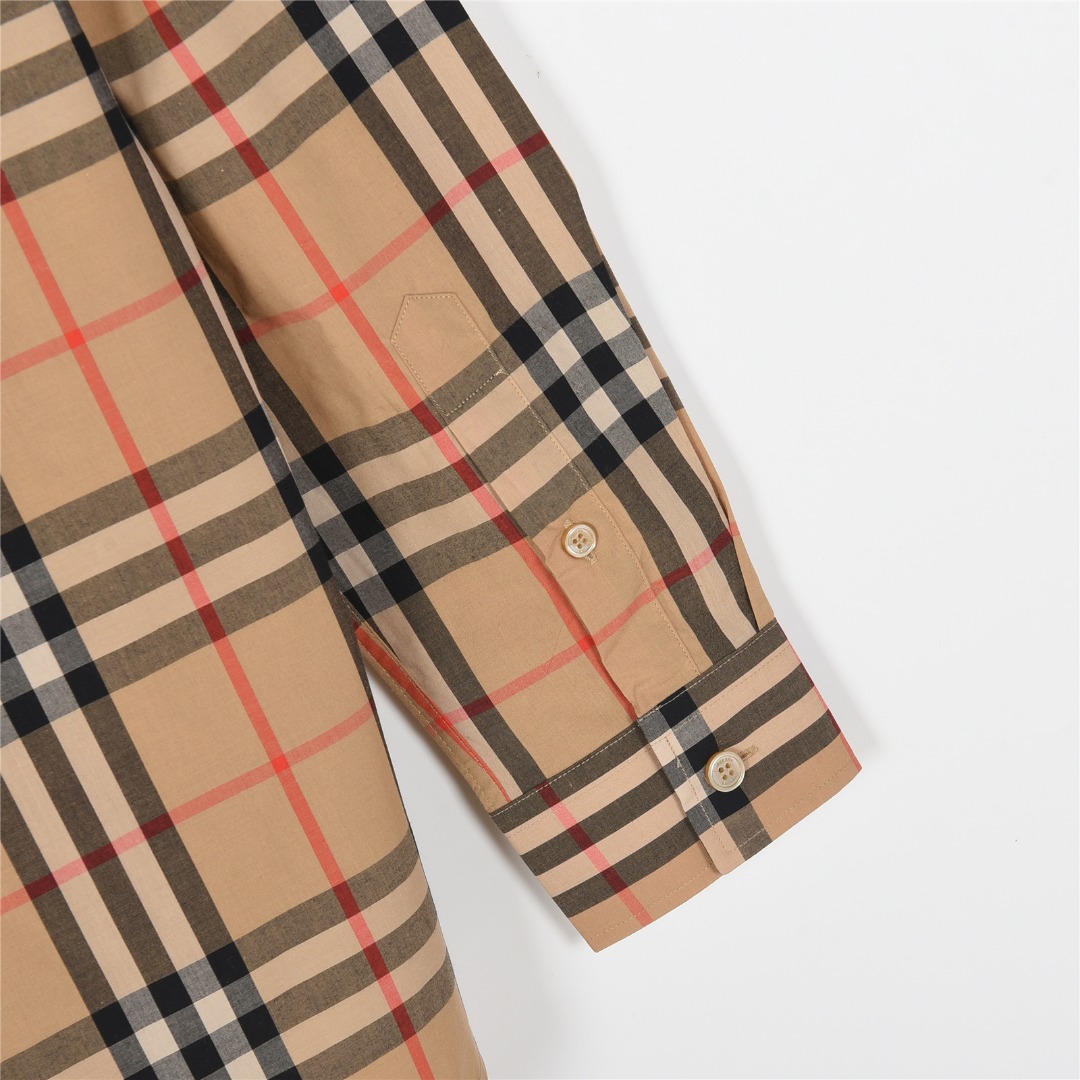 Burberry/巴宝莉 经典大格纹棉质长袖衬衫 卡其大格-莆田鞋,莆田鞋货源,高仿鞋,高仿鞋货源,安福档口,莆田高仿鞋,莆田鞋批发,高仿鞋批发,莆田高仿运动鞋,高仿运动鞋,莆田运动鞋 Burberry/巴宝莉 经典大格纹棉质长袖衬衫 卡其大格