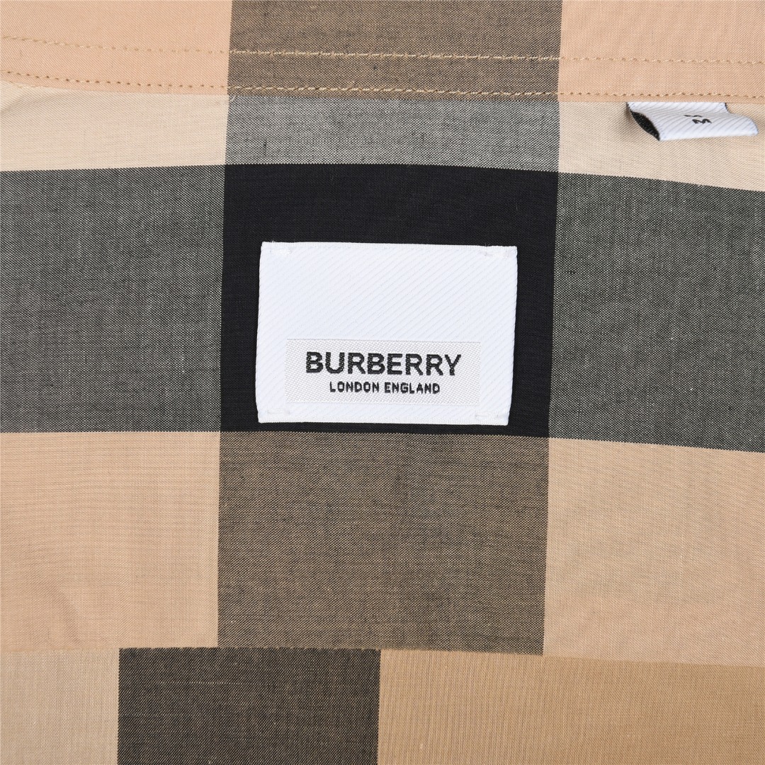 Burberry/巴宝莉 经典大格纹棉质衬衫 卡其 蓝色-莆田鞋,莆田鞋货源,高仿鞋,高仿鞋货源,安福档口,莆田高仿鞋,莆田鞋批发,高仿鞋批发,莆田高仿运动鞋,高仿运动鞋,莆田运动鞋 Burberry/巴宝莉 经典大格纹棉质衬衫 卡其 蓝色