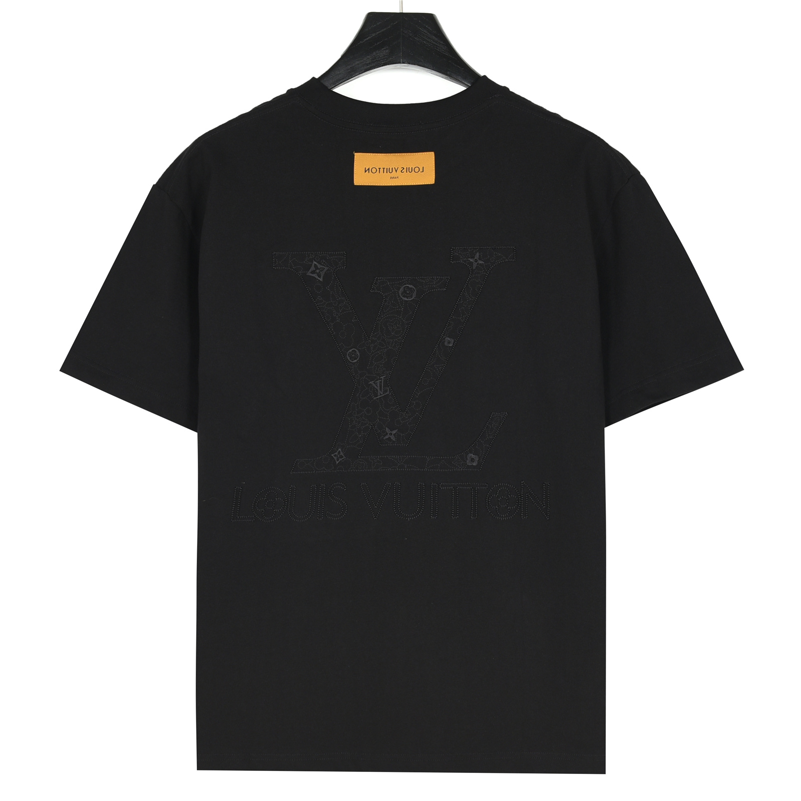 Louis Vuitton/路易威登 暗纹立体大logo拱桥刺绣短袖T恤-Top High Quatity Cheap Sneakers Fashion Clothing Clothes Bags handbags Shoes of all Brand wholesale With The best Quality And Beautiful Price from China Factory Chinese suppliers wholesaler seller Louis Vuitton/路易威登 暗纹立体大logo拱桥刺绣短袖T恤