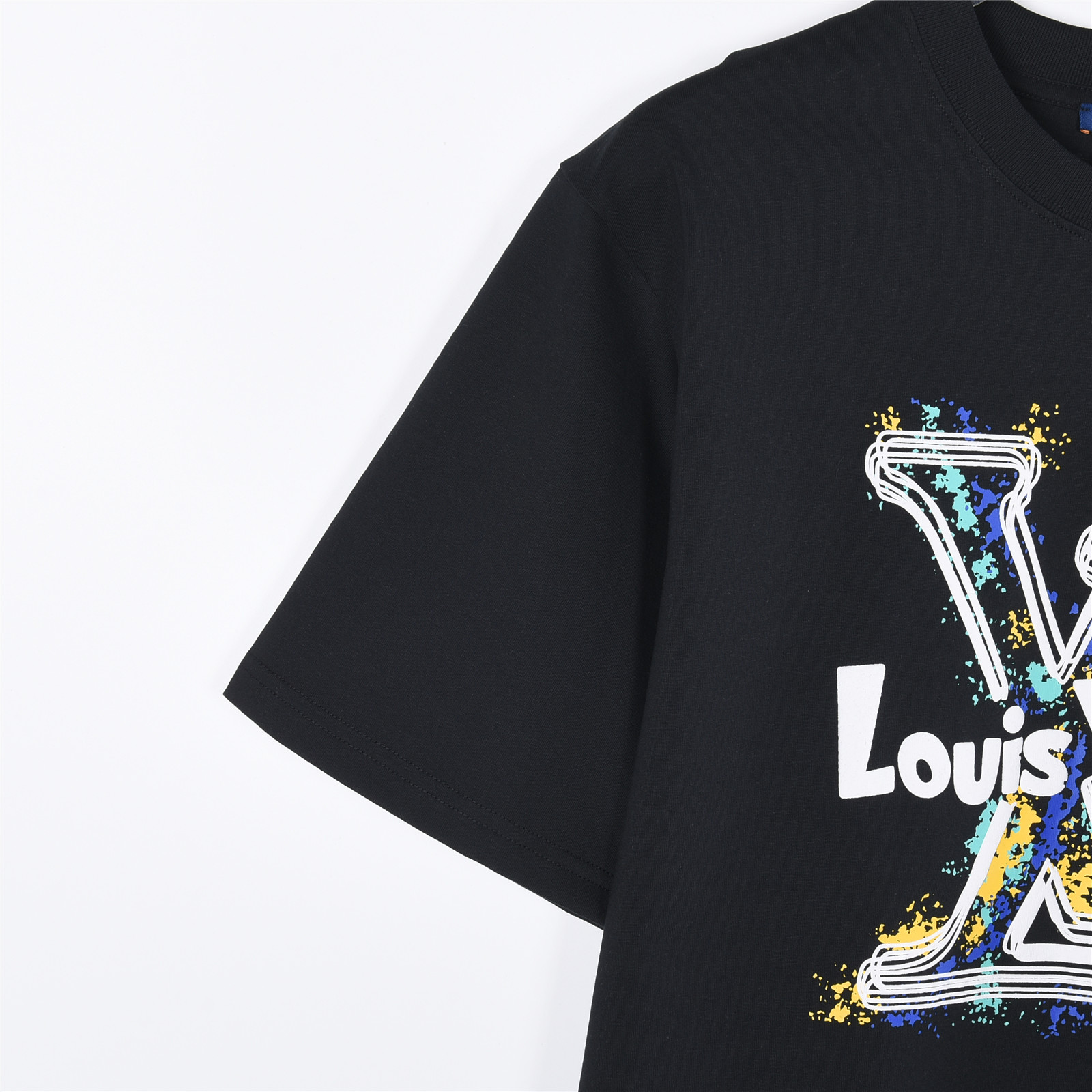 Louis Vuitton/路易威登 涂鸦大logo印花短袖T恤-Top High Quatity Cheap Sneakers Fashion Clothing Clothes Bags handbags Shoes of all Brand wholesale With The best Quality And Beautiful Price from China Factory Chinese suppliers wholesaler seller Louis Vuitton/路易威登 涂鸦大logo印花短袖T恤