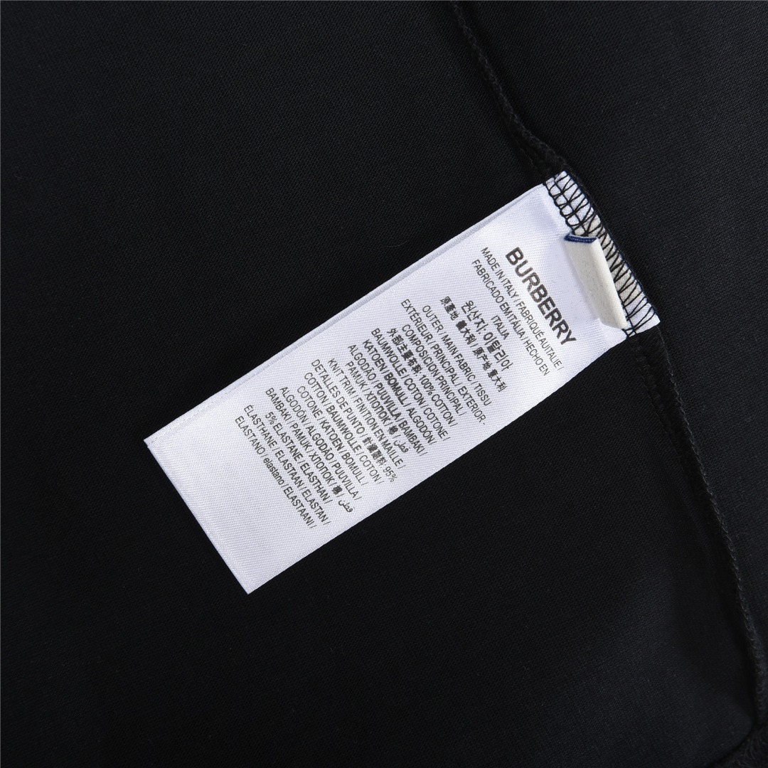 Burberry/巴宝莉 渐变格纹战马骑士徽标印花短袖T恤-Top High Quatity Cheap Sneakers Fashion Clothing Clothes Bags handbags Shoes of all Brand wholesale With The best Quality And Beautiful Price from China Factory Chinese suppliers wholesaler seller Burberry/巴宝莉 渐变格纹战马骑士徽标印花短袖T恤