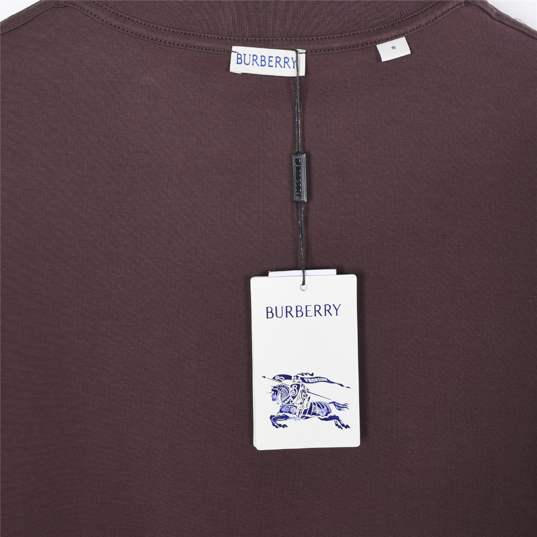 Burberry/巴宝莉 蓟花印花棉质短袖T恤 黑色 白色 棕色-Top High Quatity Cheap Sneakers Fashion Clothing Clothes Bags handbags Shoes of all Brand wholesale With The best Quality And Beautiful Price from China Factory Chinese suppliers wholesaler seller Burberry/巴宝莉 蓟花印花棉质短袖T恤 黑色 白色 棕色