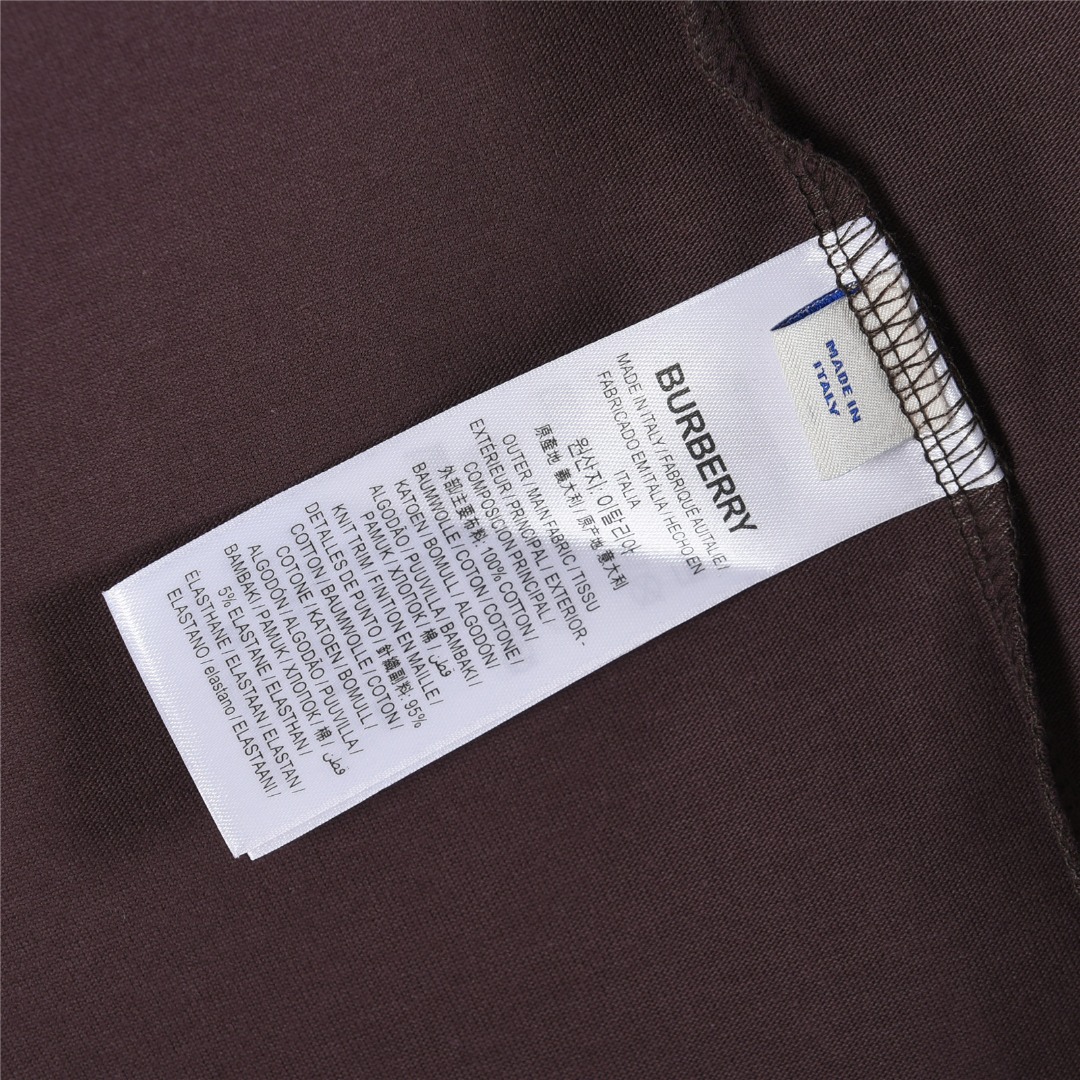 Burberry/巴宝莉 蓟花印花棉质短袖T恤 黑色 白色 棕色-Top High Quatity Cheap Sneakers Fashion Clothing Clothes Bags handbags Shoes of all Brand wholesale With The best Quality And Beautiful Price from China Factory Chinese suppliers wholesaler seller Burberry/巴宝莉 蓟花印花棉质短袖T恤 黑色 白色 棕色