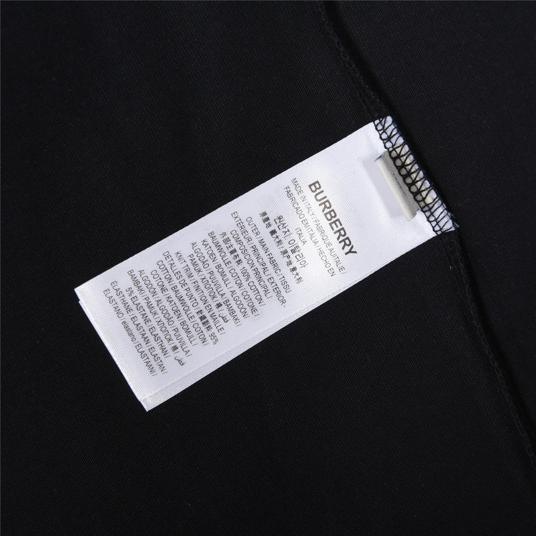 Burberry/巴宝莉 重影重叠战马印花短袖T恤 黑色 白色-Chinese UA Cheap High Quatity Brand Clothes Bags handbags Sneakers wholesale wholesaler seller from China Factory suppliers Fashion Clothing Shoes best Quality Beautiful Price Burberry/巴宝莉 重影重叠战马印花短袖T恤 黑色 白色