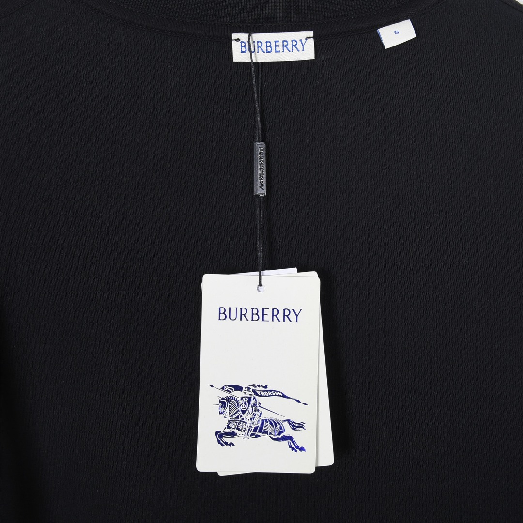 Burberry/巴宝莉 蓝色战马牙刷绣短袖T恤 平织棉 白色 黑色-Top High Quatity Cheap Sneakers Fashion Clothing Clothes Bags handbags Shoes of all Brand wholesale With The best Quality And Beautiful Price from China Factory Chinese suppliers wholesaler seller Burberry/巴宝莉 蓝色战马牙刷绣短袖T恤 平织棉 白色 黑色