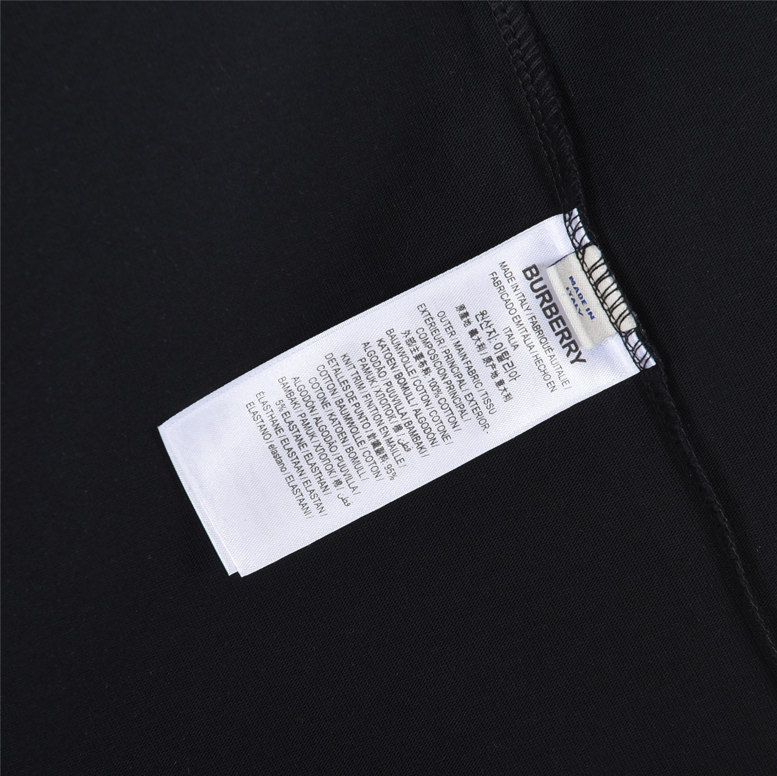 Burberry/巴宝莉 蓝色战马牙刷绣短袖T恤 平织棉 白色 黑色-Top High Quatity Cheap Sneakers Fashion Clothing Clothes Bags handbags Shoes of all Brand wholesale With The best Quality And Beautiful Price from China Factory Chinese suppliers wholesaler seller Burberry/巴宝莉 蓝色战马牙刷绣短袖T恤 平织棉 白色 黑色