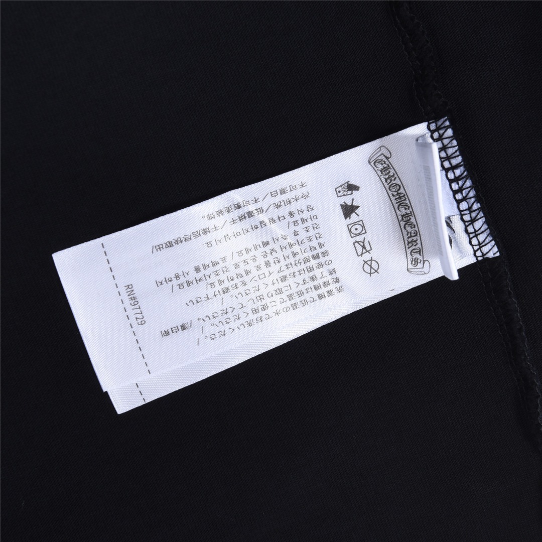 ChromeHearts/克罗心 马蹄刺绣烟雾泼墨水洗破洞短袖T恤 黑色 白色-Top High Quatity Cheap Sneakers Fashion Clothing Clothes Bags handbags Shoes of all Brand wholesale With The best Quality And Beautiful Price from China Factory Chinese suppliers wholesaler seller ChromeHearts/克罗心 马蹄刺绣烟雾泼墨水洗破洞短袖T恤 黑色 白色
