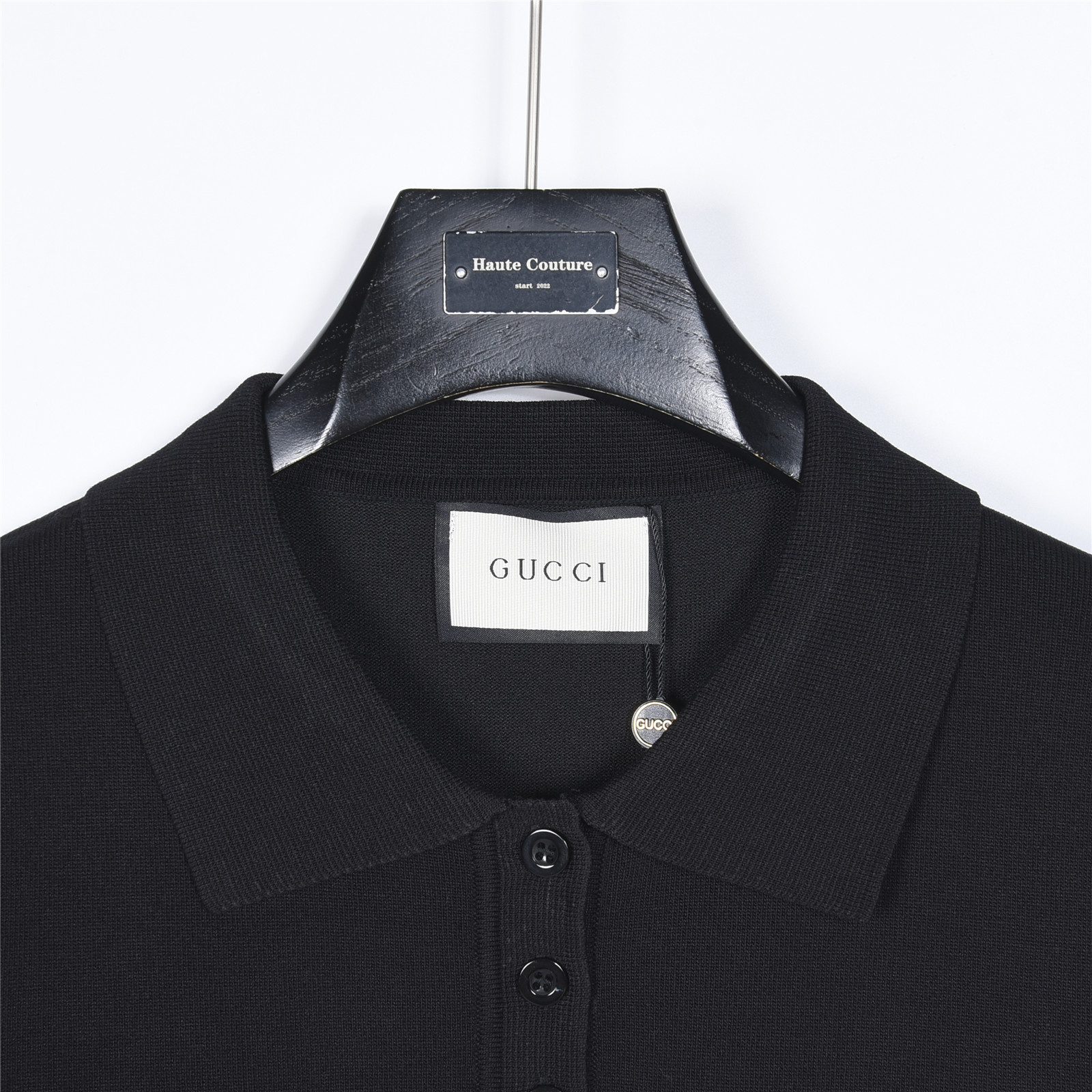 Gucci/古驰 条纹字母提花短袖针织Polo衫-Top High Quatity Cheap Sneakers Fashion Clothing Clothes Bags handbags Shoes of all Brand wholesale With The best Quality And Beautiful Price from China Factory Chinese suppliers wholesaler seller Gucci/古驰 条纹字母提花短袖针织Polo衫