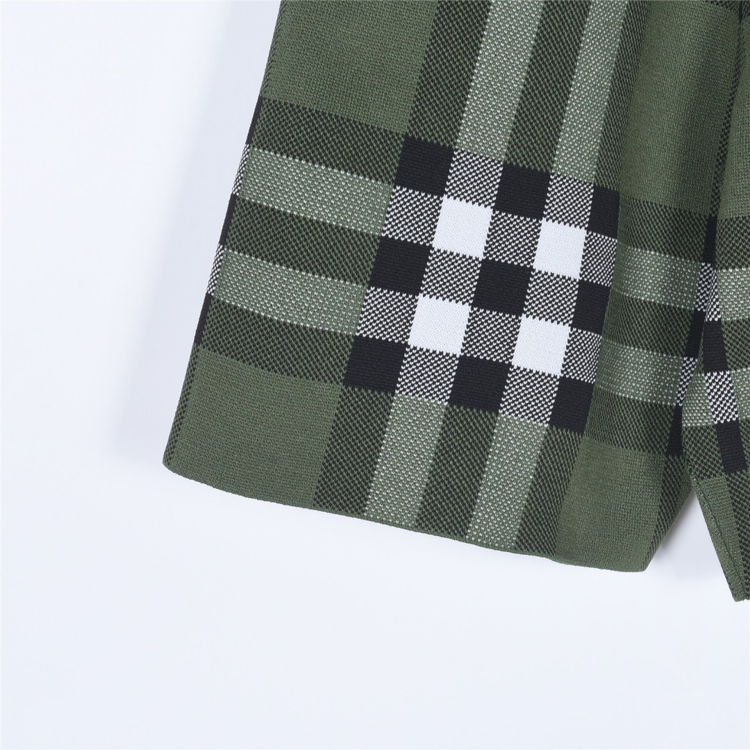 Burberry/巴宝莉 大格纹针织短裤 卡其格 墨绿格-莆田鞋,莆田鞋货源,高仿鞋,高仿鞋货源,安福档口,莆田高仿鞋,莆田鞋批发,高仿鞋批发,莆田高仿运动鞋,高仿运动鞋,莆田运动鞋 Burberry/巴宝莉 大格纹针织短裤 卡其格 墨绿格