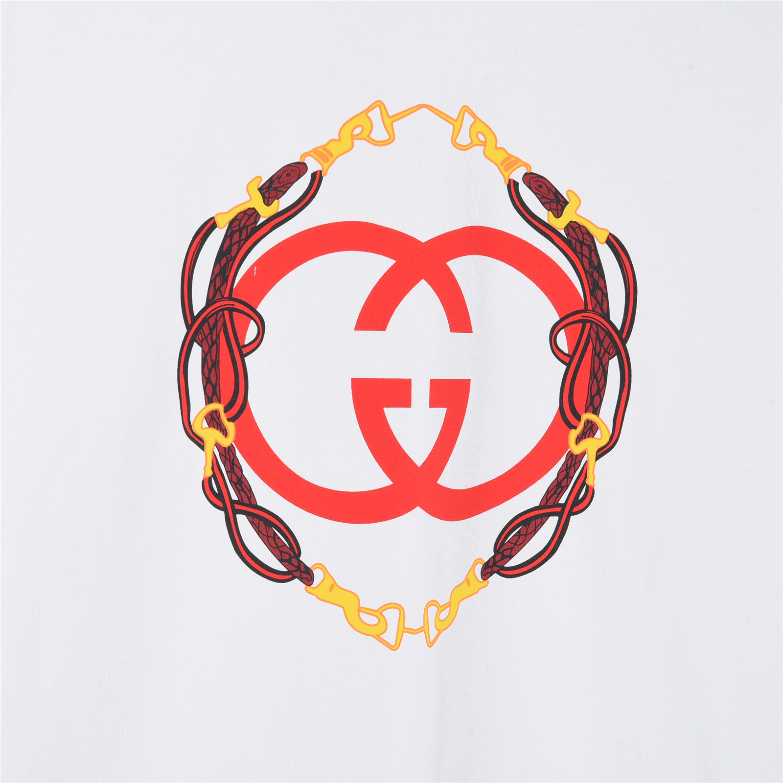 Gucci/古驰 马年限定印花短袖T恤 白色