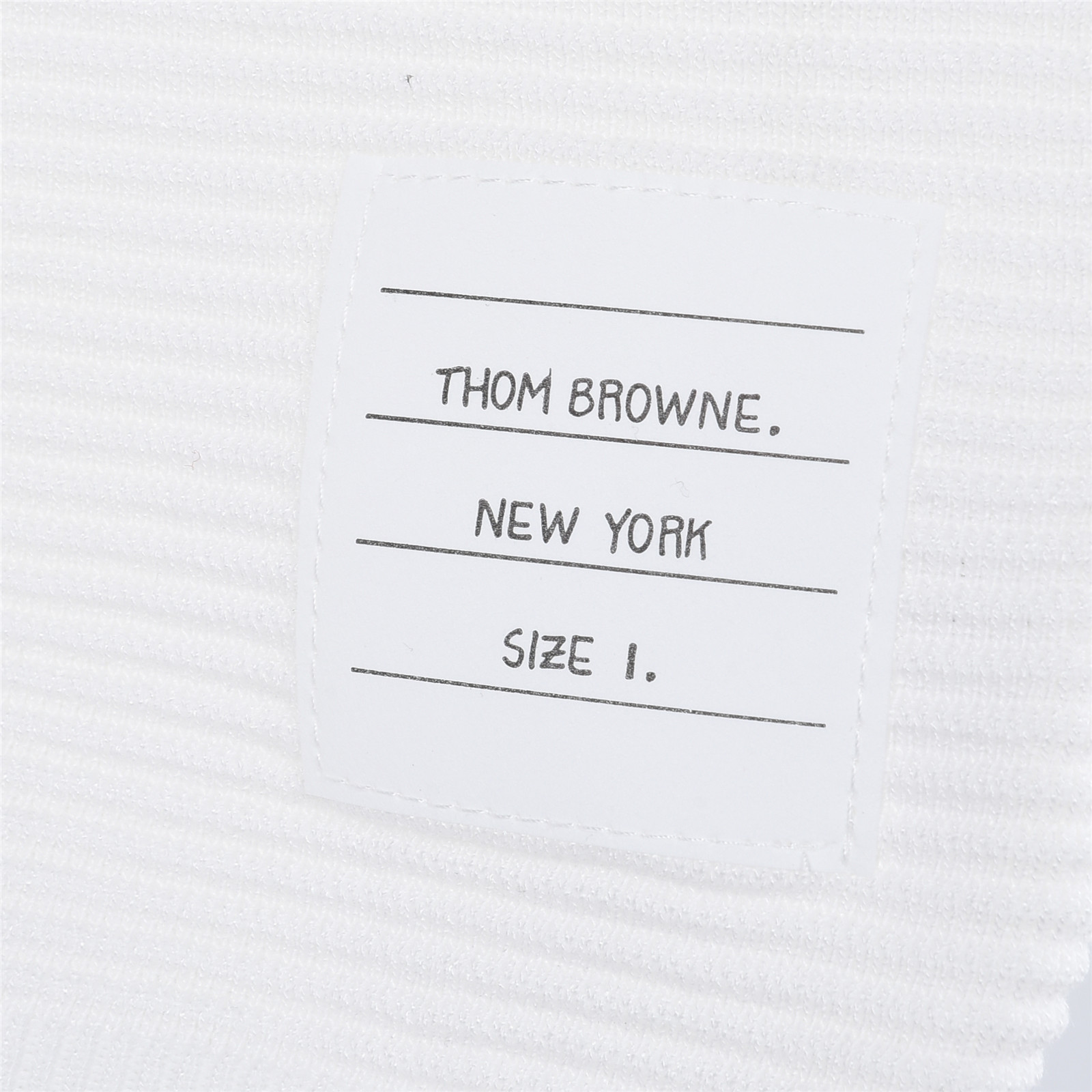 Thom Browne /汤姆布朗 水波纹华夫格针织短袖T恤-Top High Quatity Cheap Sneakers Fashion Clothing Clothes Bags handbags Shoes of all Brand wholesale With The best Quality And Beautiful Price from China Factory Chinese suppliers wholesaler seller Thom Browne /汤姆布朗 水波纹华夫格针织短袖T恤