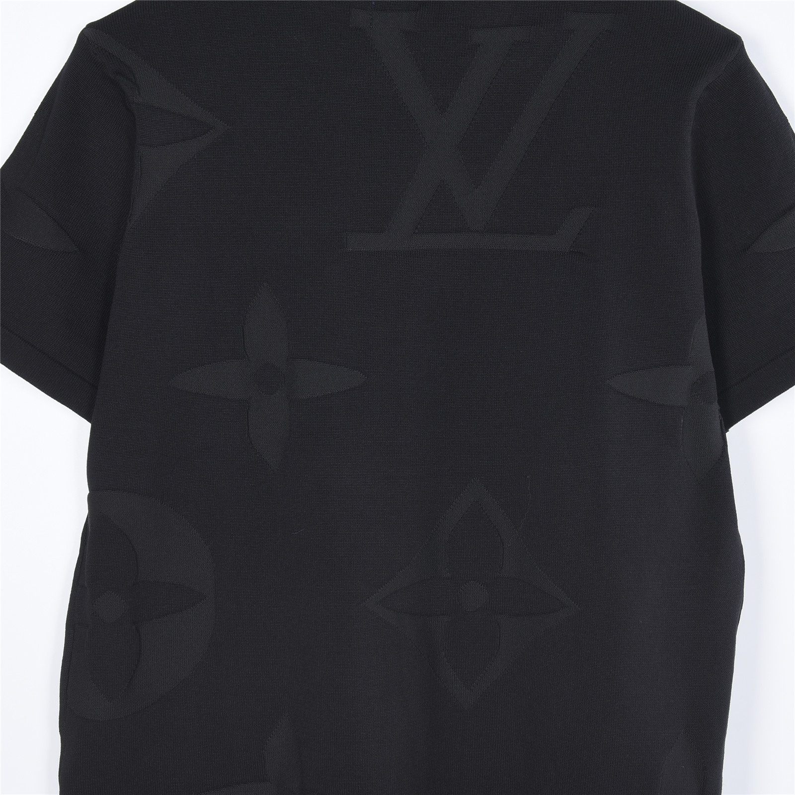 Louis Vuitton/路易威登 暗纹老花提花针织短袖T恤-Chinese UA Cheap High Quatity Brand Clothes Bags handbags Sneakers wholesale wholesaler seller from China Factory suppliers Fashion Clothing Shoes best Quality Beautiful Price Louis Vuitton/路易威登 暗纹老花提花针织短袖T恤