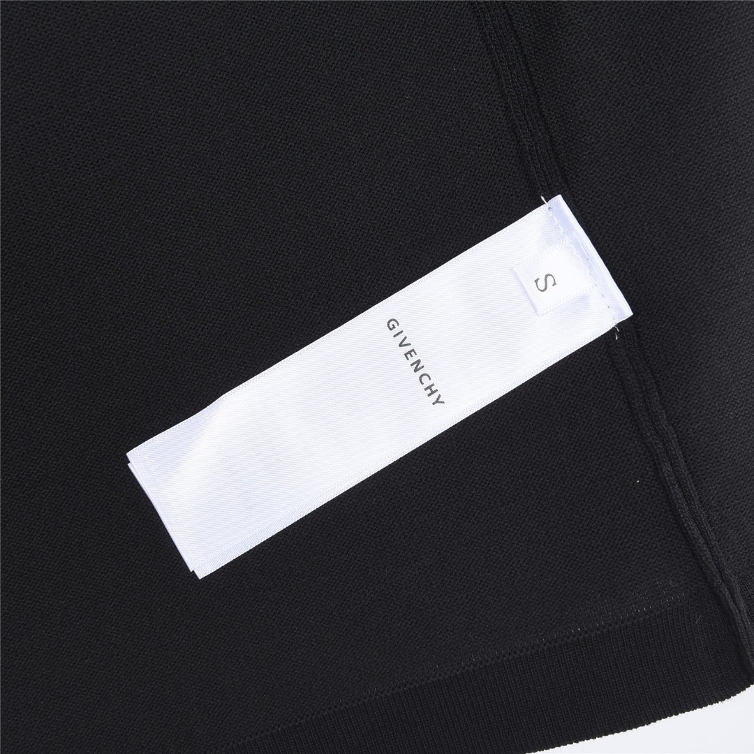 Givenchy纪梵希 字母logo宫格提花针织短袖T恤 黑色-Top High Quatity Cheap Sneakers Fashion Clothing Clothes Bags handbags Shoes of all Brand wholesale With The best Quality And Beautiful Price from China Factory Chinese suppliers wholesaler seller Givenchy纪梵希 字母logo宫格提花针织短袖T恤 黑色