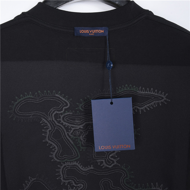Louis Vuitton路易威登 撞色logo刺绣圆领短袖T恤-Top High Quatity Cheap Sneakers Fashion Clothing Clothes Bags handbags Shoes of all Brand wholesale With The best Quality And Beautiful Price from China Factory Chinese suppliers wholesaler seller Louis Vuitton路易威登 撞色logo刺绣圆领短袖T恤