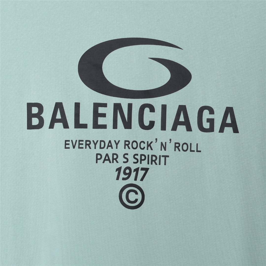 Balenciaga/巴黎世家 圆环字母印花破洞短袖T恤-莆田鞋,莆田鞋货源,高仿鞋,高仿鞋货源,安福档口,莆田高仿鞋,莆田鞋批发,高仿鞋批发,莆田高仿运动鞋,高仿运动鞋,莆田运动鞋 Balenciaga/巴黎世家 圆环字母印花破洞短袖T恤