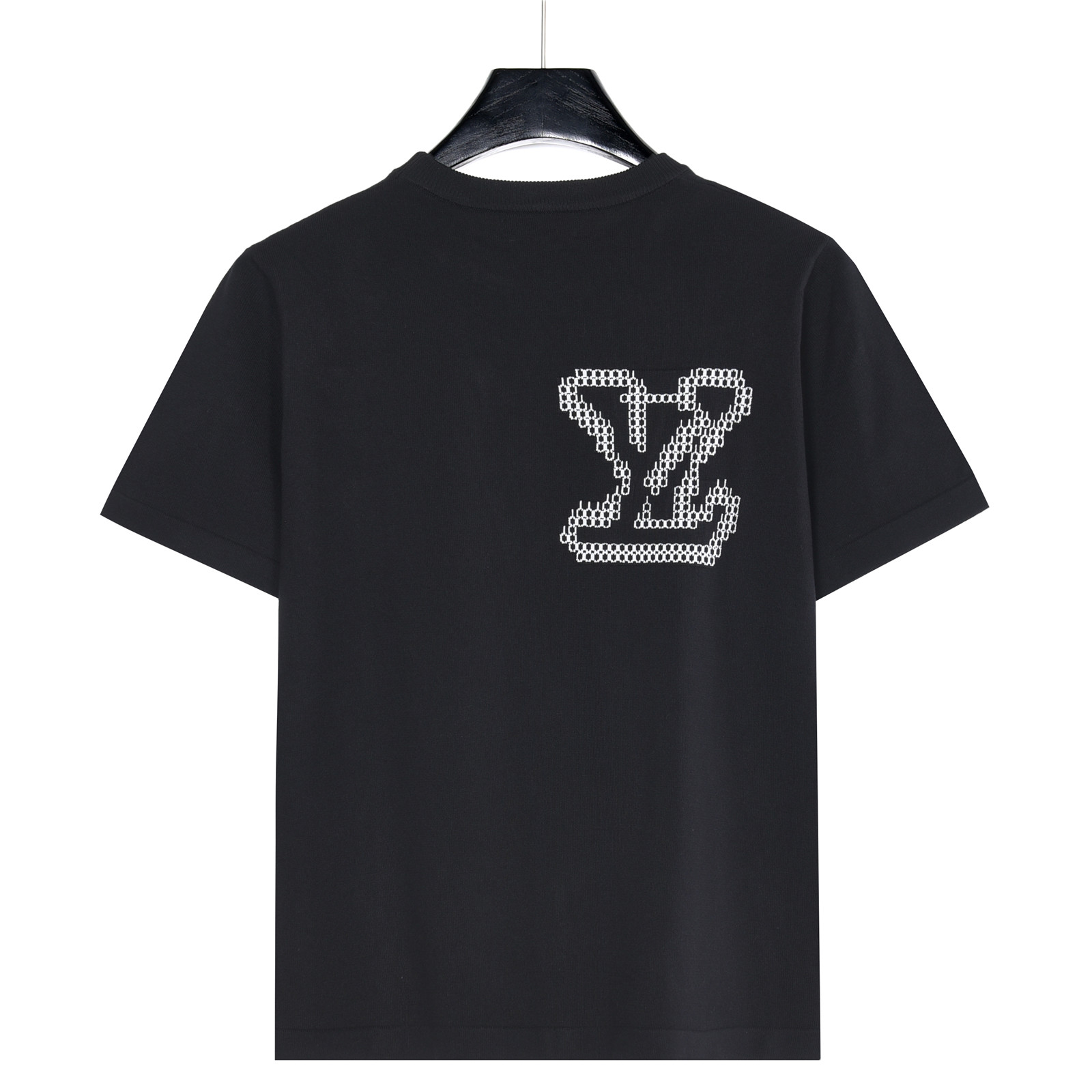 Louis Vuitton/路易威登 前后提花大logo针织短袖T恤-Top High Quatity Cheap Sneakers Fashion Clothing Clothes Bags handbags Shoes of all Brand wholesale With The best Quality And Beautiful Price from China Factory Chinese suppliers wholesaler seller Louis Vuitton/路易威登 前后提花大logo针织短袖T恤