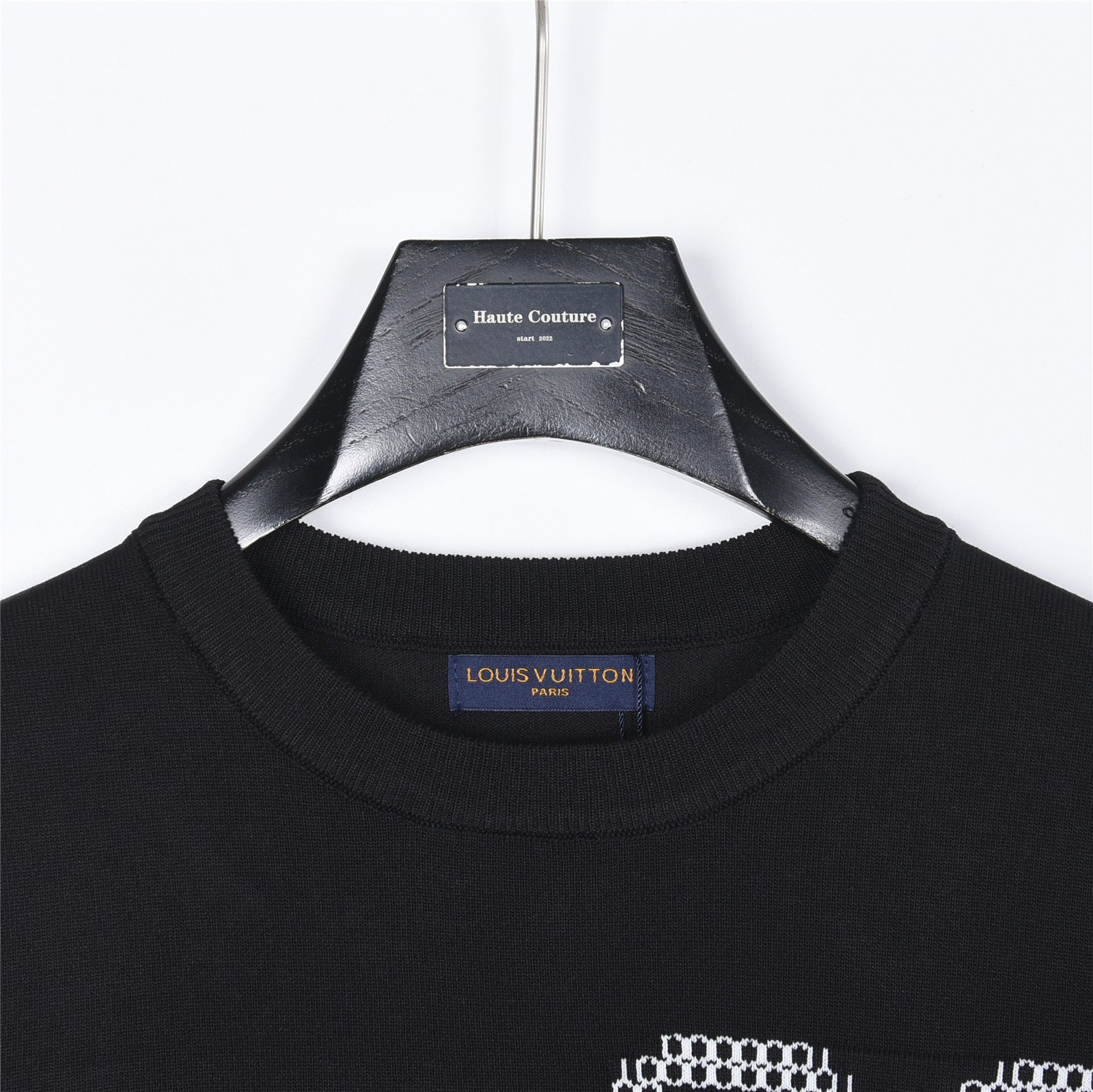 Louis Vuitton/路易威登 前后提花大logo针织短袖T恤-Top High Quatity Cheap Sneakers Fashion Clothing Clothes Bags handbags Shoes of all Brand wholesale With The best Quality And Beautiful Price from China Factory Chinese suppliers wholesaler seller Louis Vuitton/路易威登 前后提花大logo针织短袖T恤