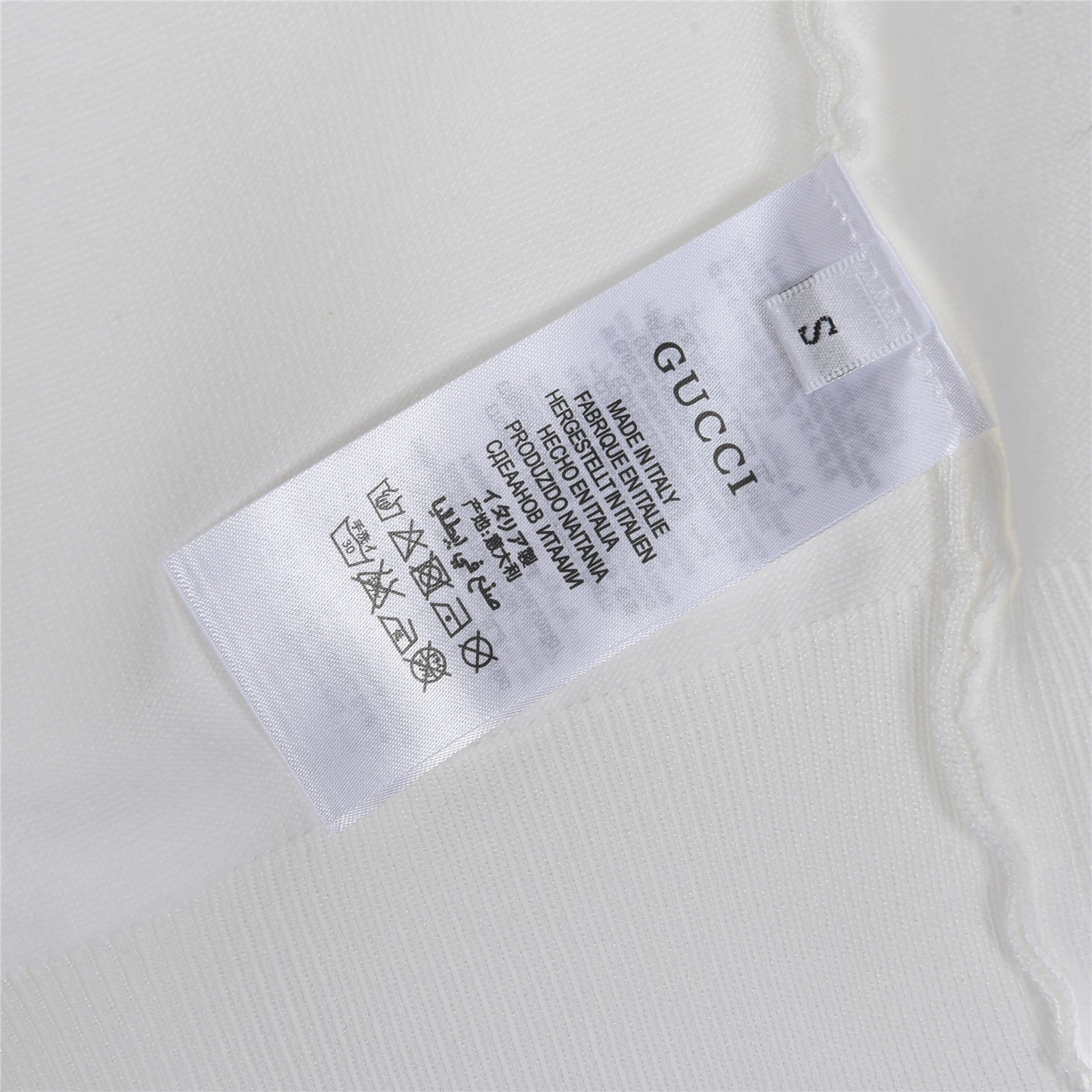 Gucci/古驰 涂鸦笑脸标识字母提花针织短袖T恤-Chinese UA Cheap High Quatity Brand Clothes Bags handbags Sneakers wholesale wholesaler seller from China Factory suppliers Fashion Clothing Shoes best Quality Beautiful Price Gucci/古驰 涂鸦笑脸标识字母提花针织短袖T恤