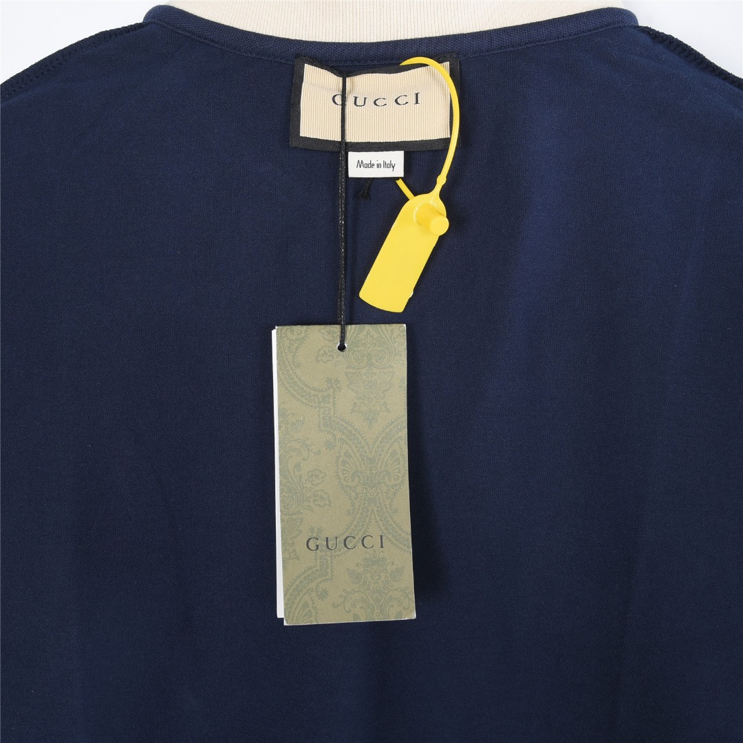 Gucci/古驰 胸口双G刺绣短袖polo衫-Chinese UA Cheap High Quatity Brand Clothes Bags handbags Sneakers wholesale wholesaler seller from China Factory suppliers Fashion Clothing Shoes best Quality Beautiful Price Gucci/古驰 胸口双G刺绣短袖polo衫