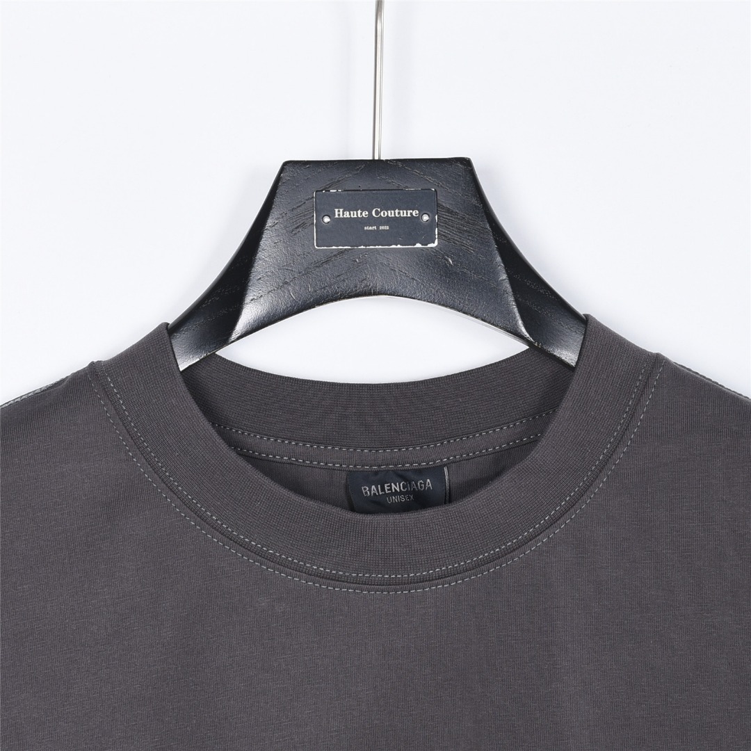 Balenciga/巴黎世家 大B标识字母印花短袖T恤